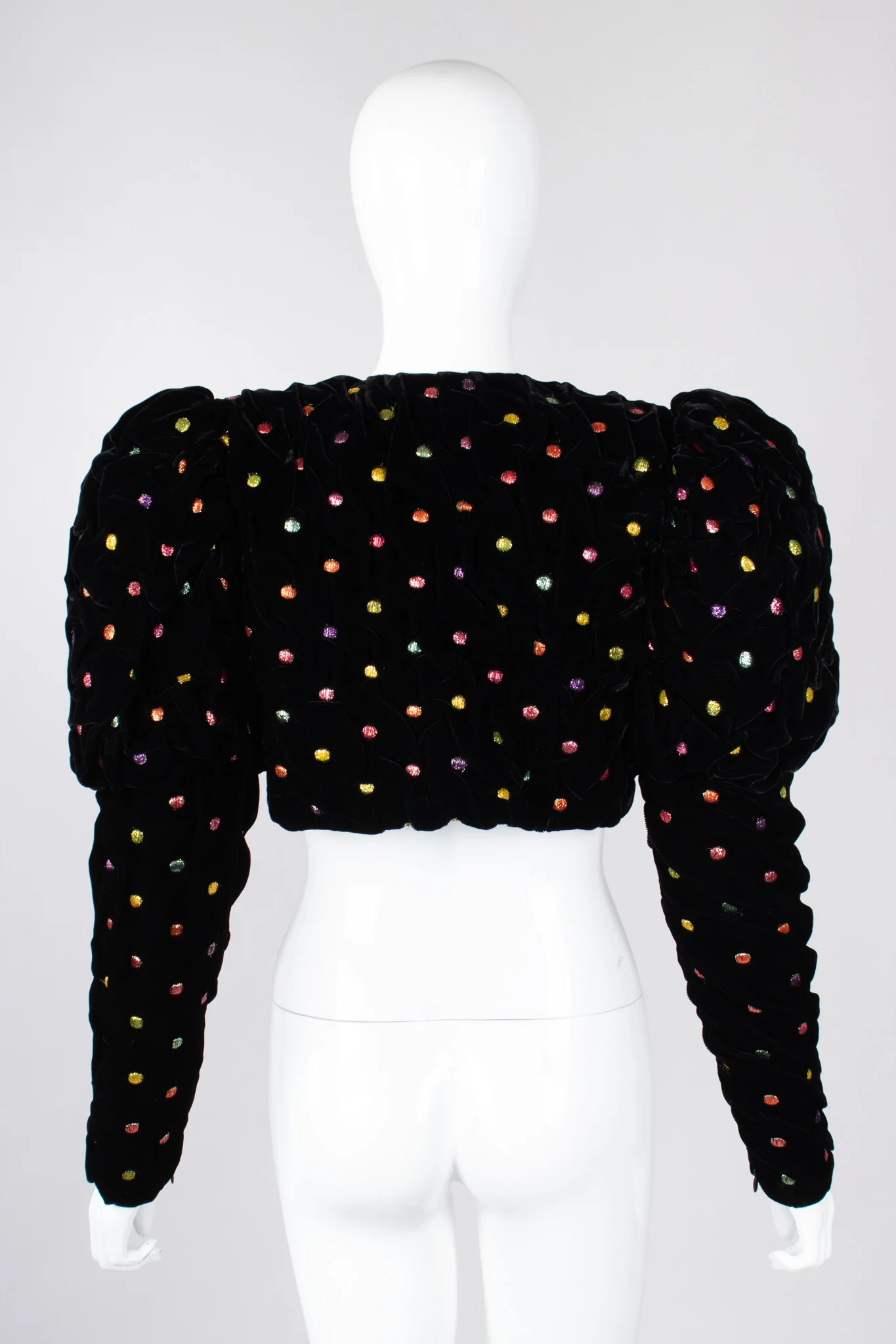 Rainbow Dot Bubble Dress & Jacket Set - Image 9