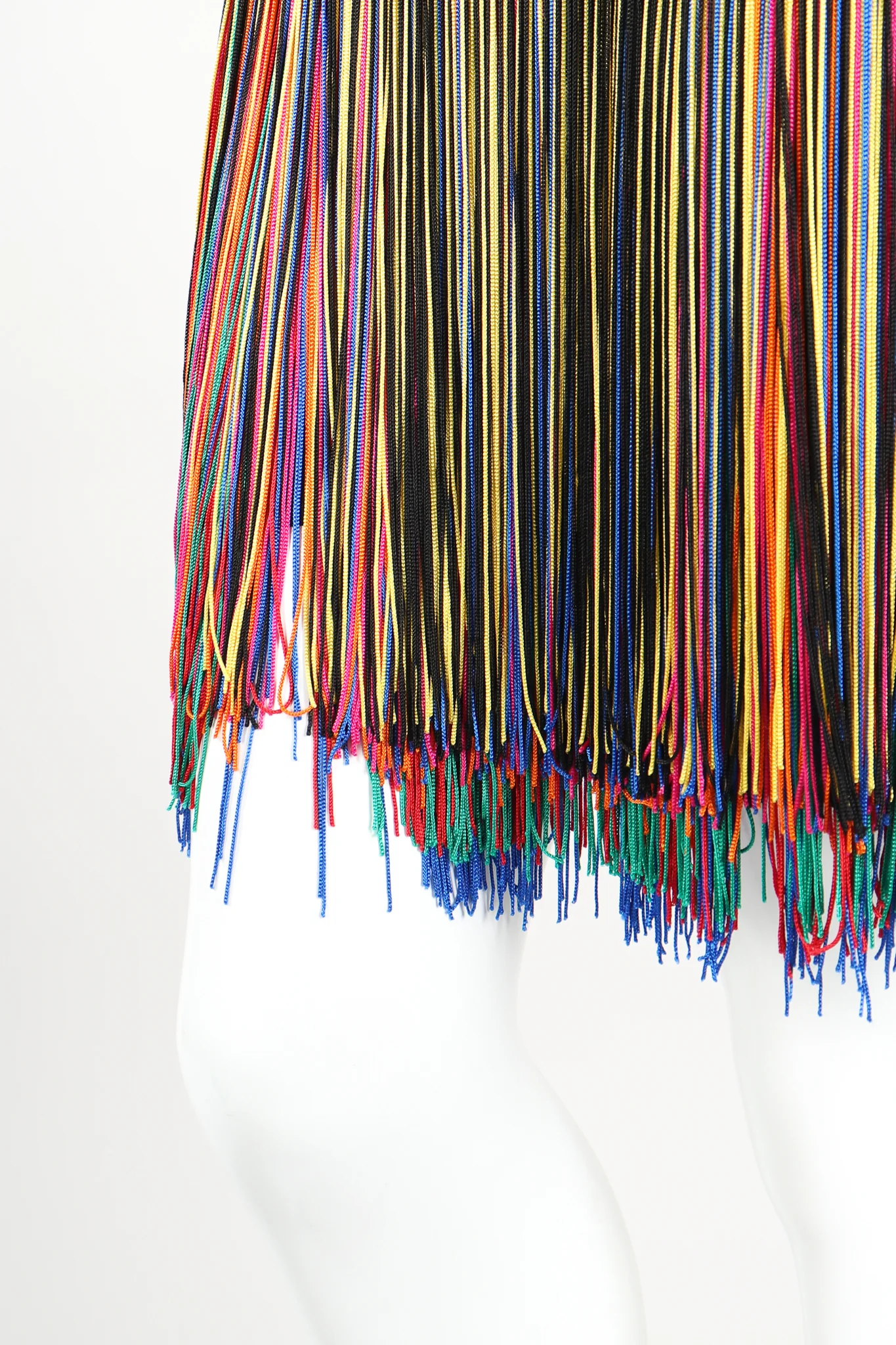 Rainbow Fringe Shimmy Skirt - Image 5