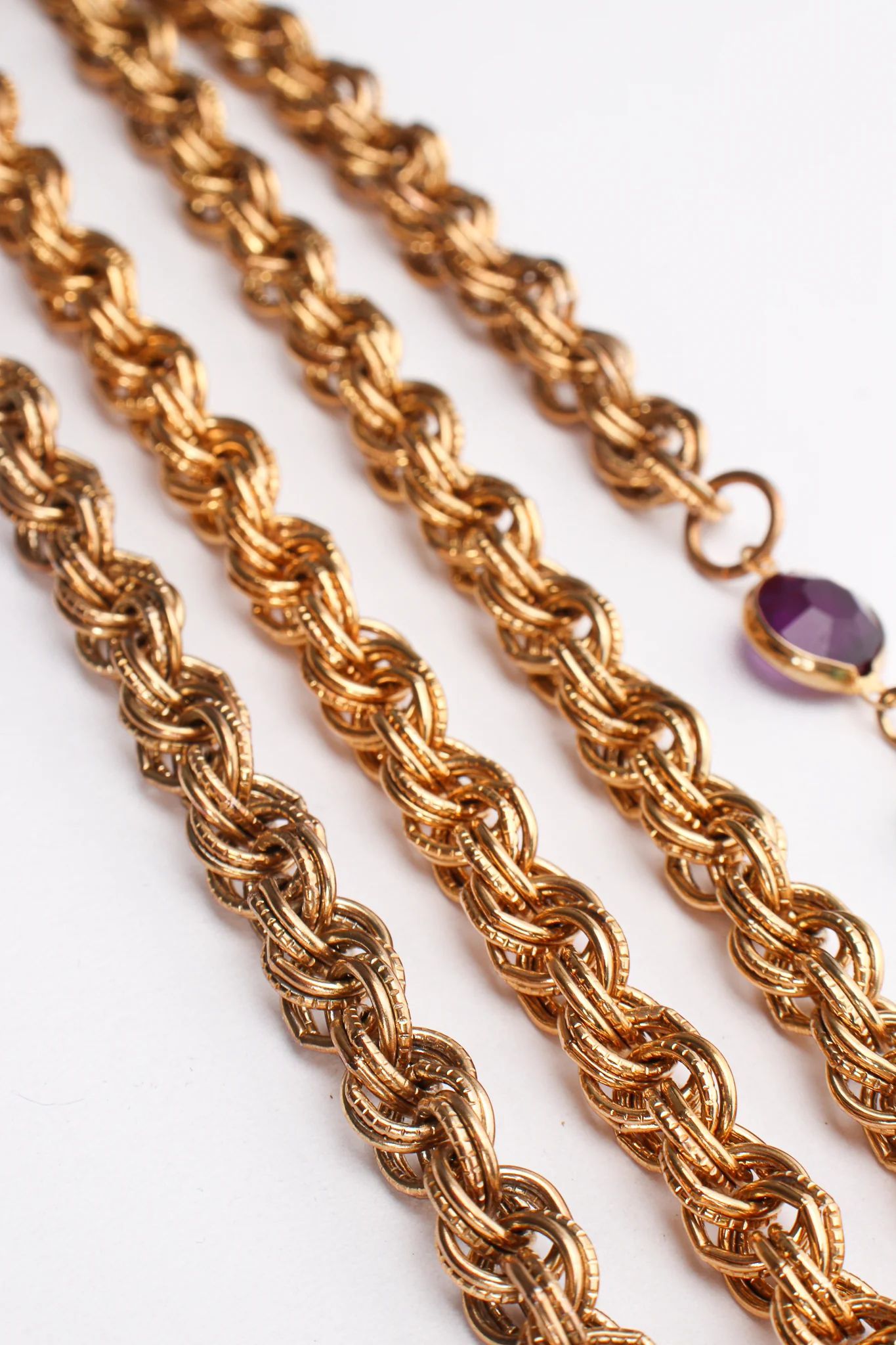 Rainbow Glass Chain Belt - Image 6