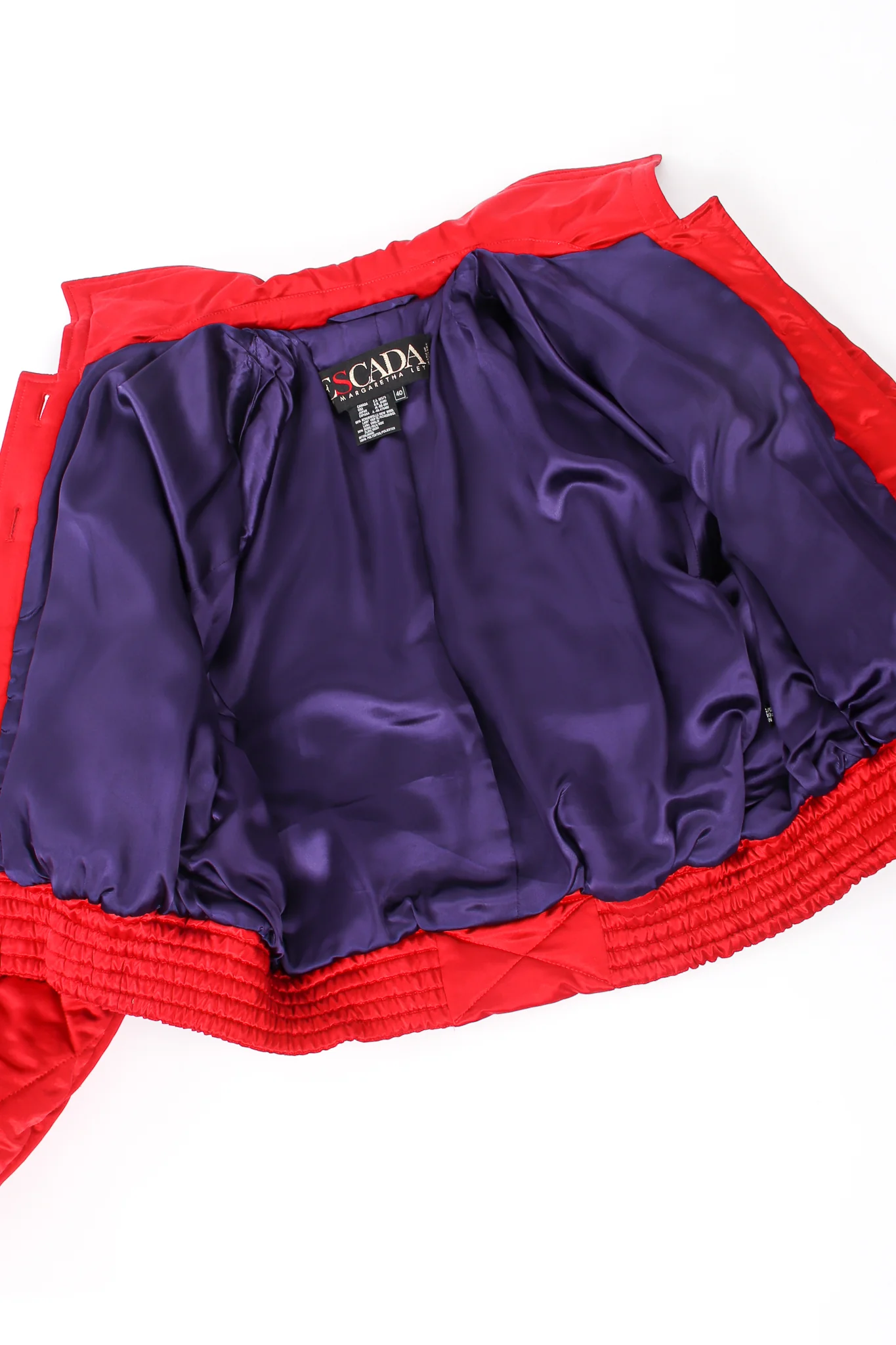 Rainbow Jewel Quilted Satin Bomber - Image 6