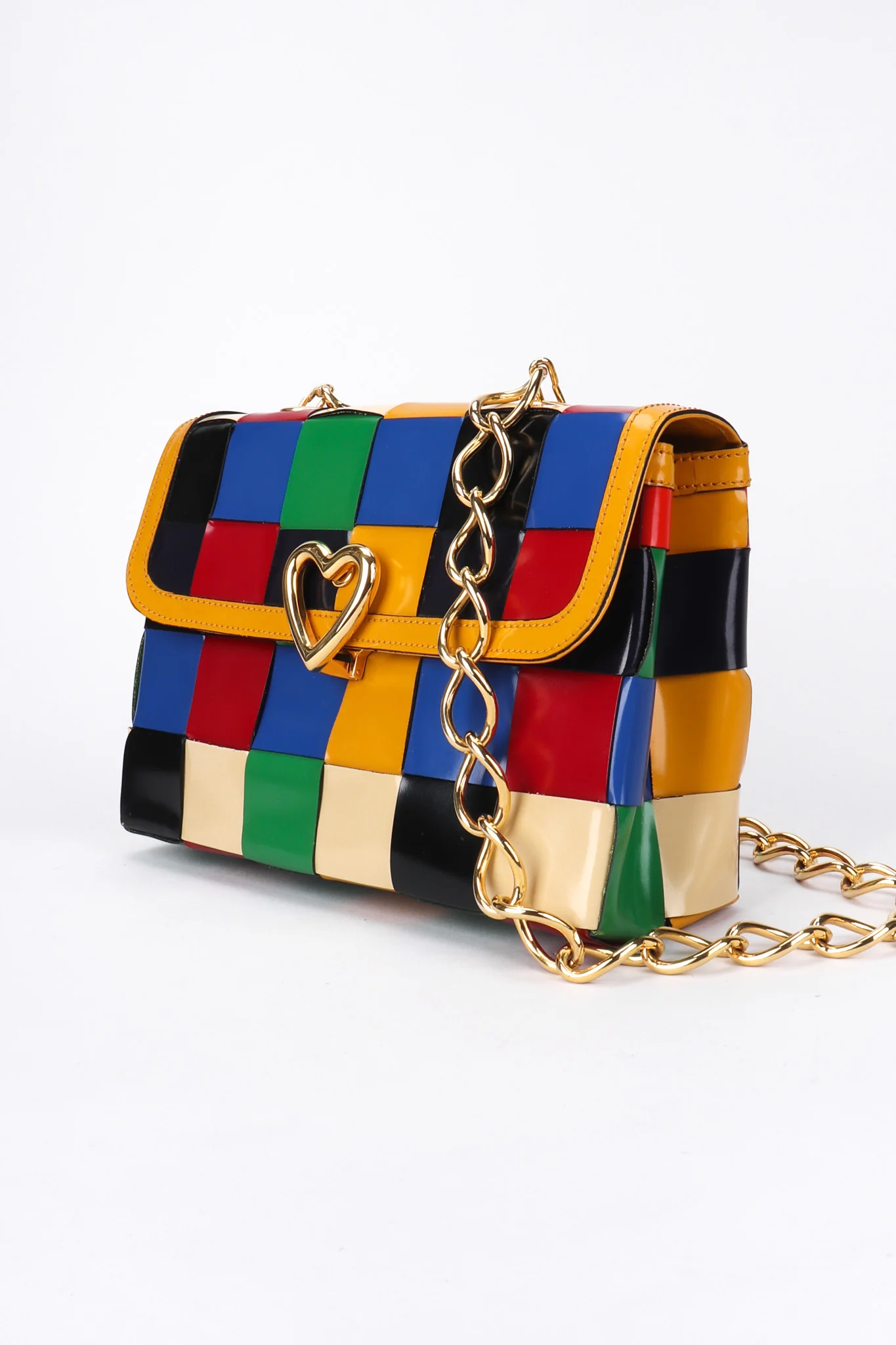 Rainbow Leather Crossbody Bag - Image 3