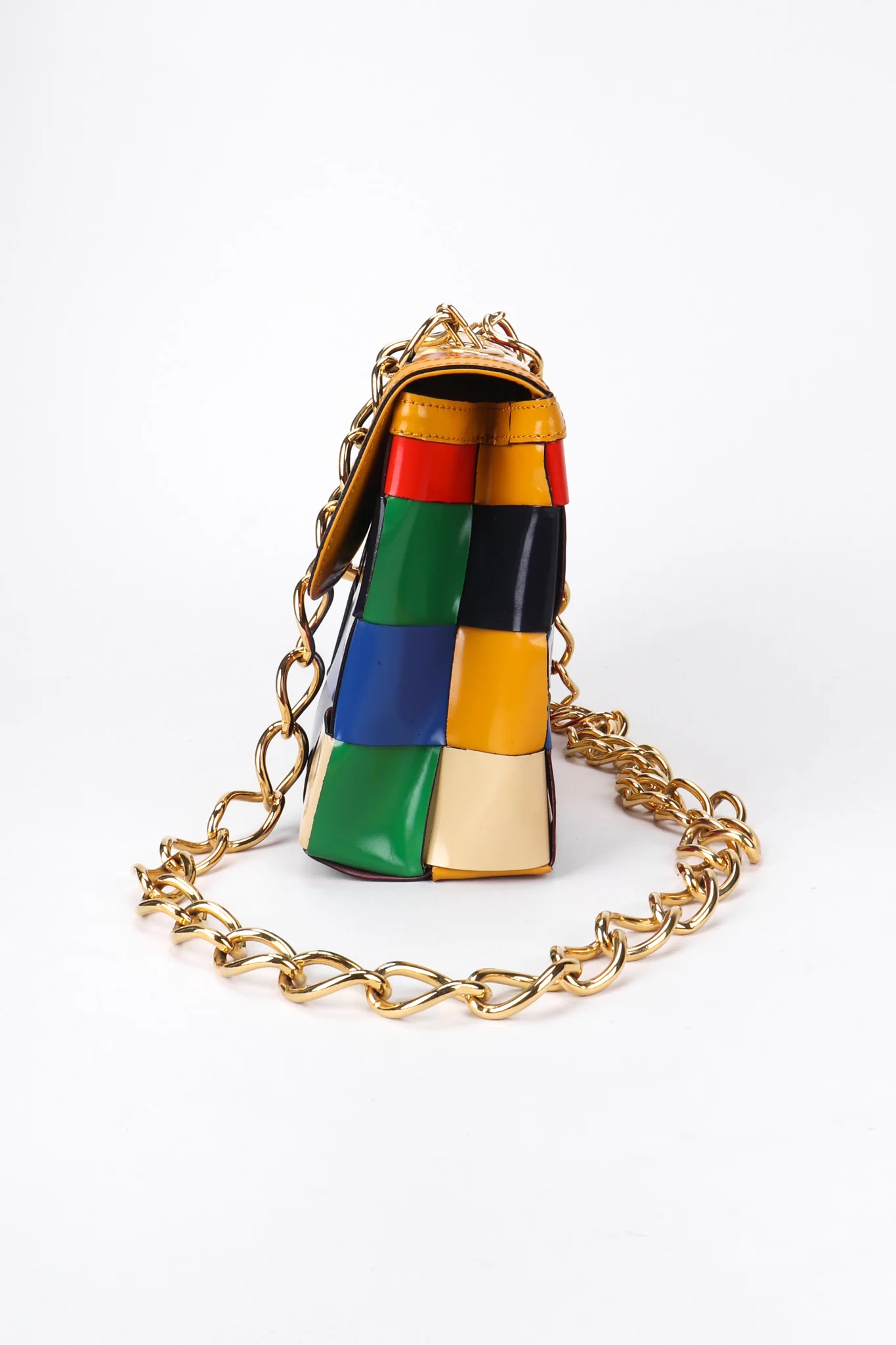 Rainbow Leather Crossbody Bag - Image 4
