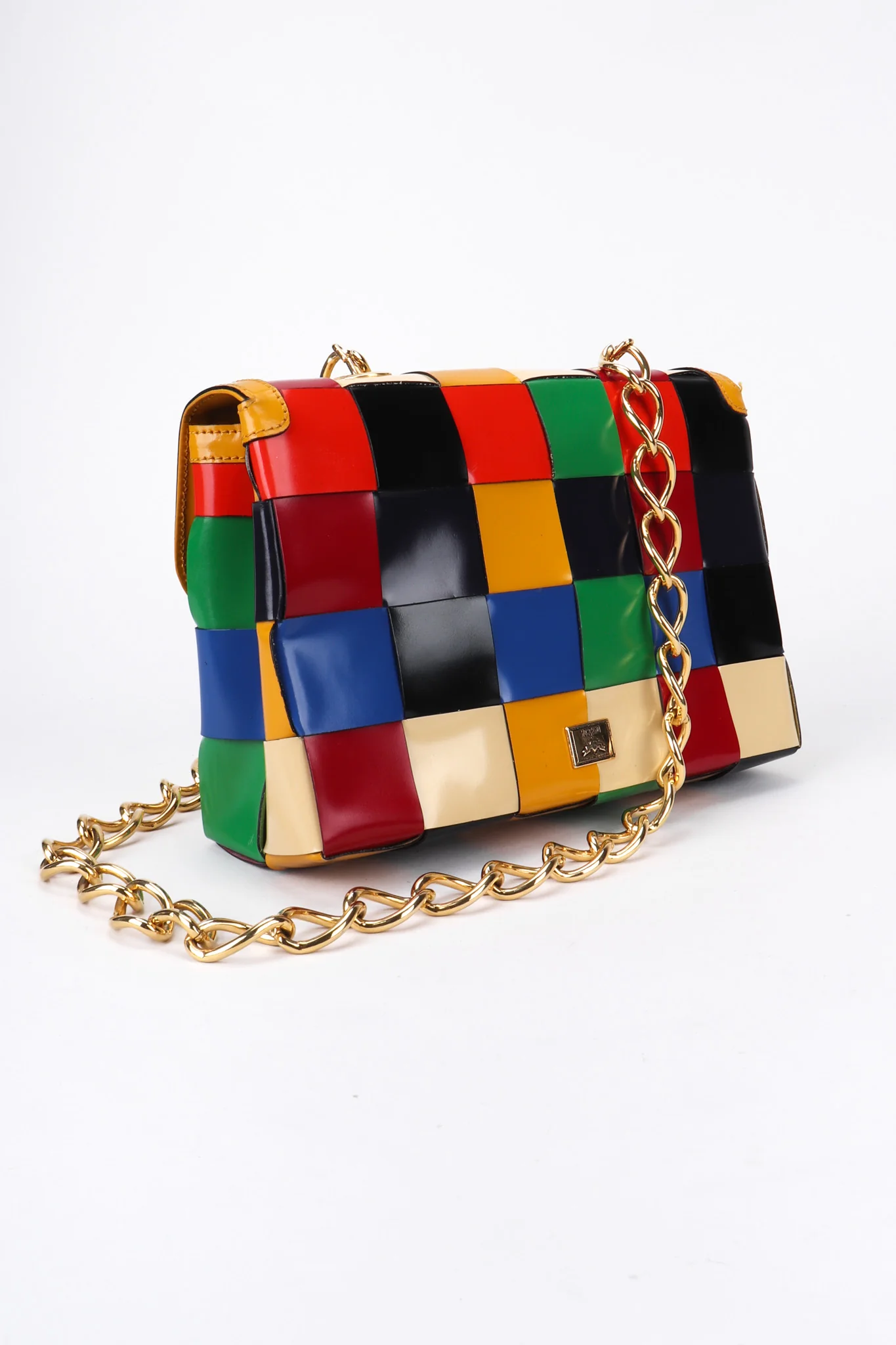 Rainbow Leather Crossbody Bag - Image 5
