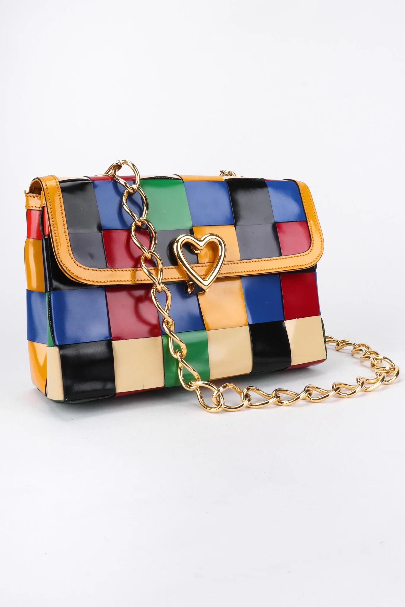 Rainbow Leather Crossbody Bag - Image 7