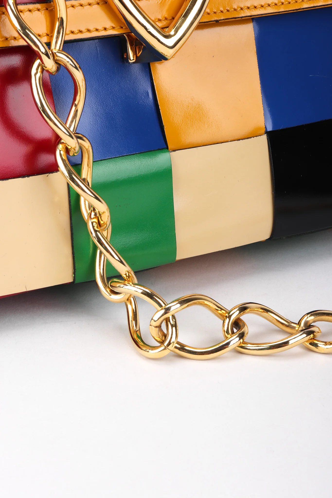 Rainbow Leather Crossbody Bag - Image 8