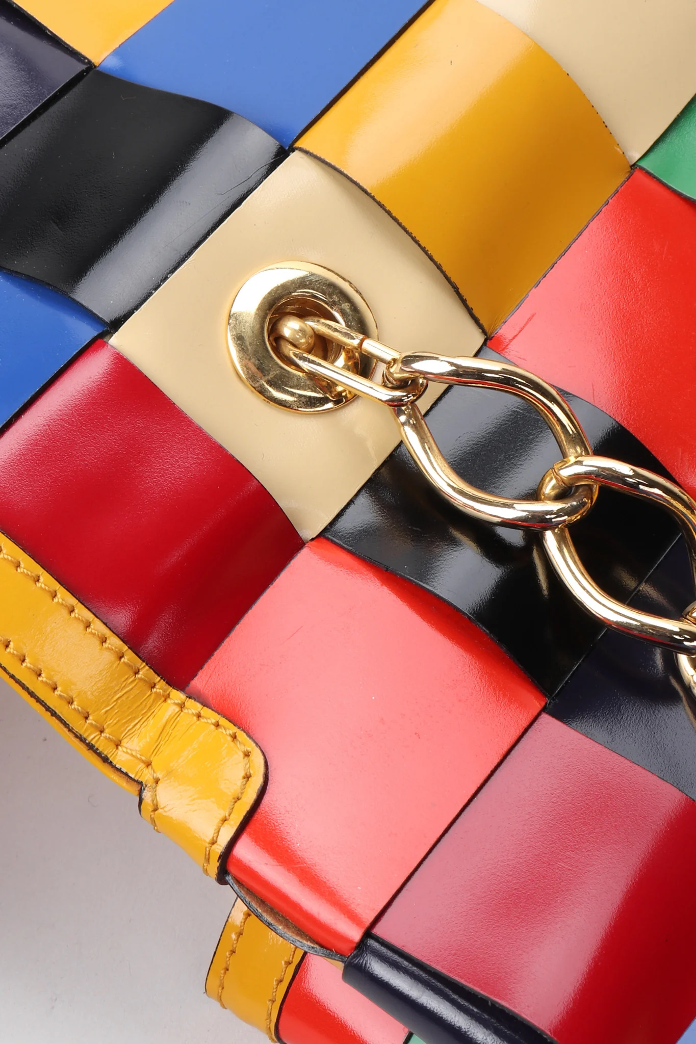 Rainbow Leather Crossbody Bag - Image 9