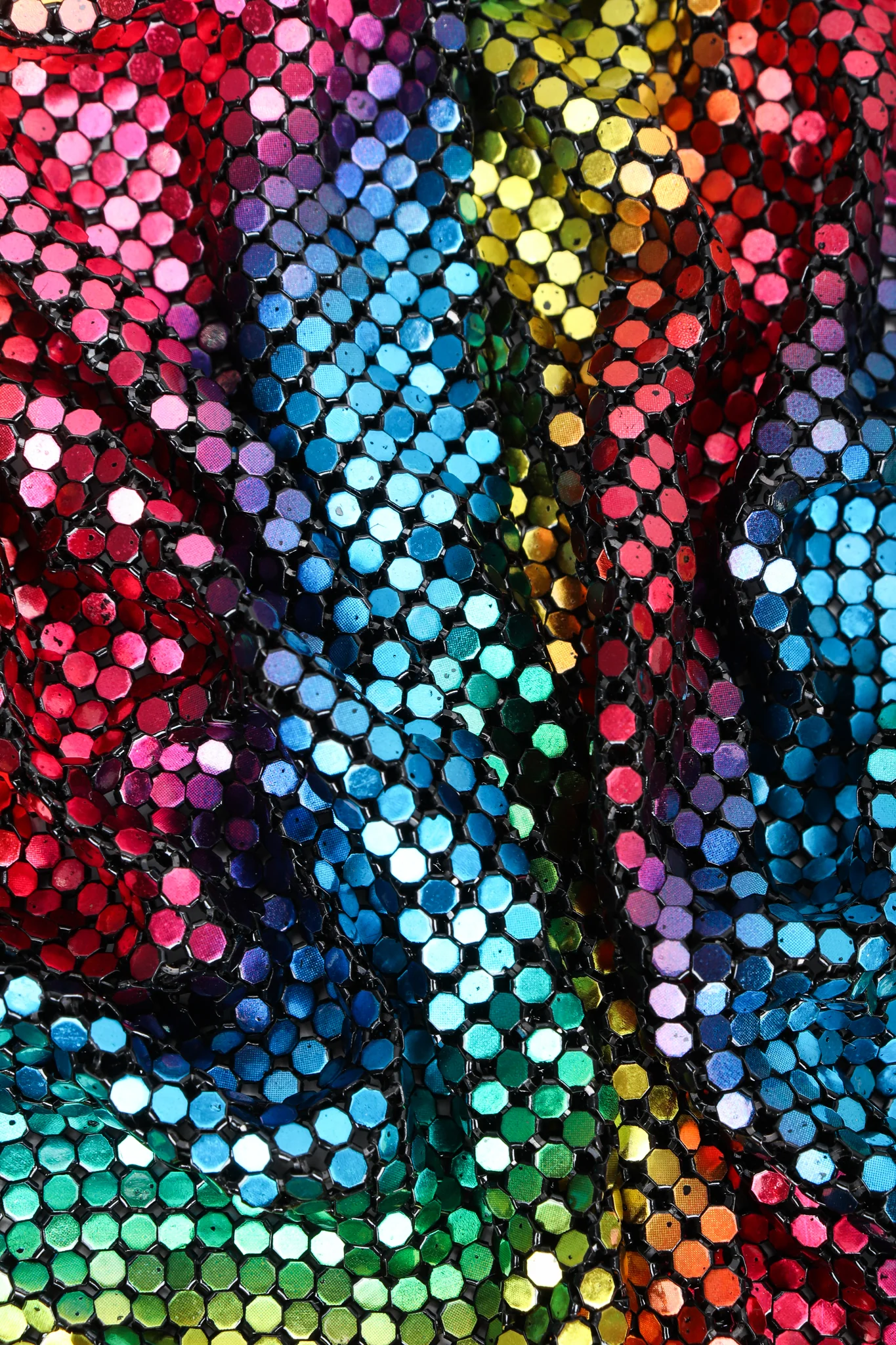 Rainbow Mesh Halter Top - Image 2