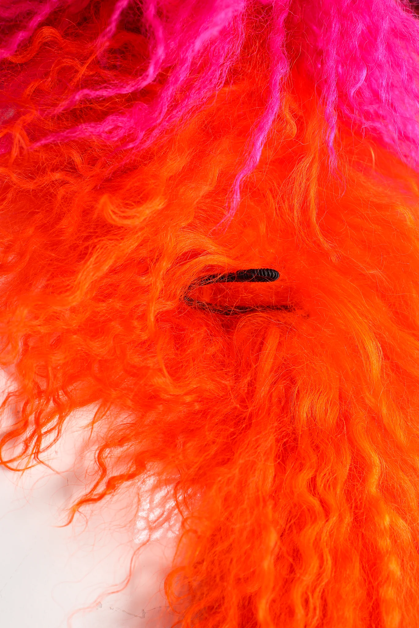 Rainbow Mosaic Mongolian Fur Coat - Image 21