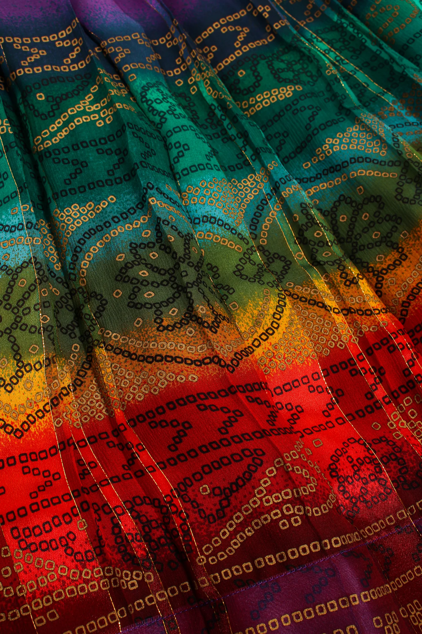 Rainbow Ombré Blouse & Skirt Set - Image 19