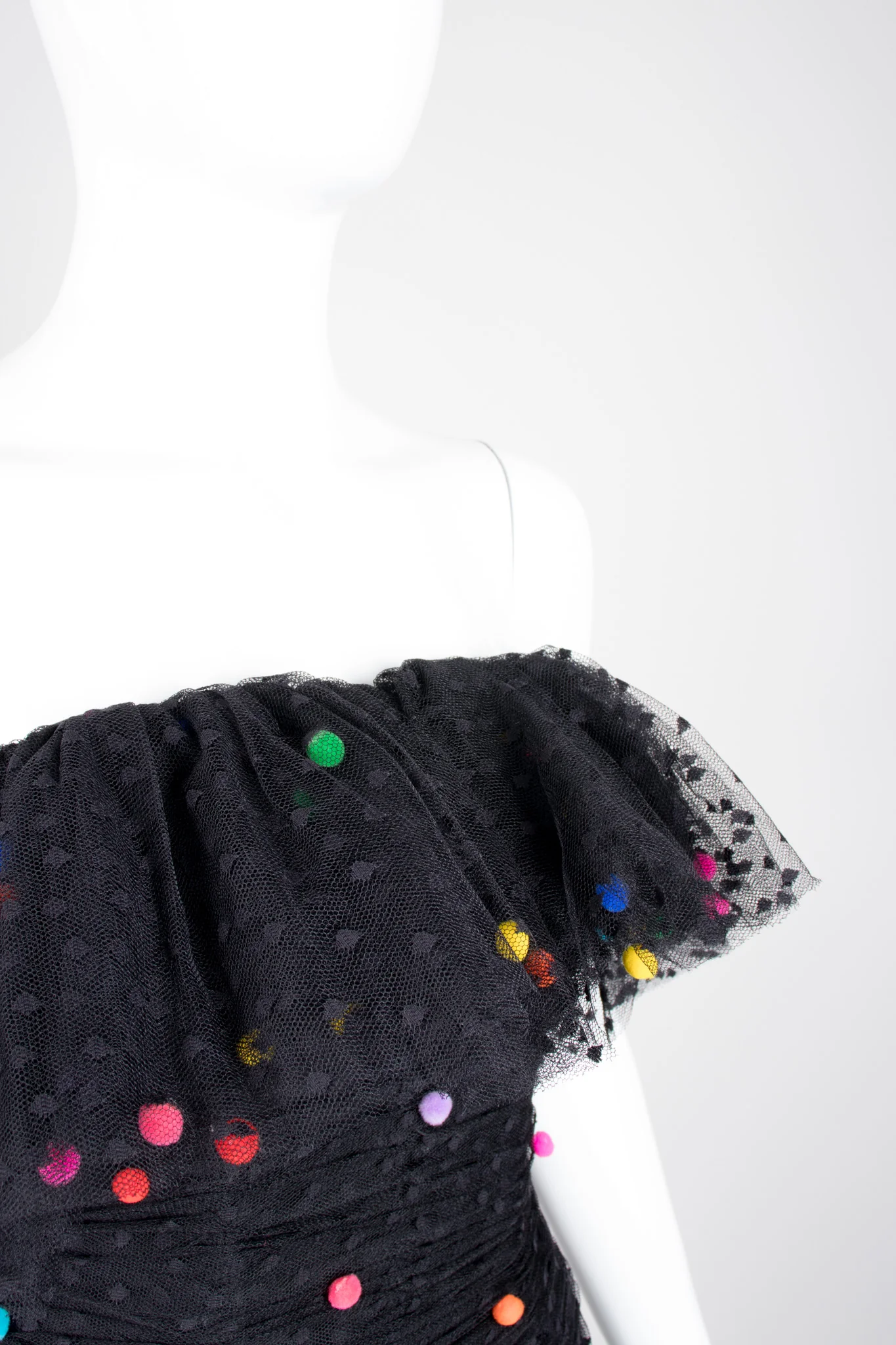 Rainbow Pom Pom Party Dress - Image 9