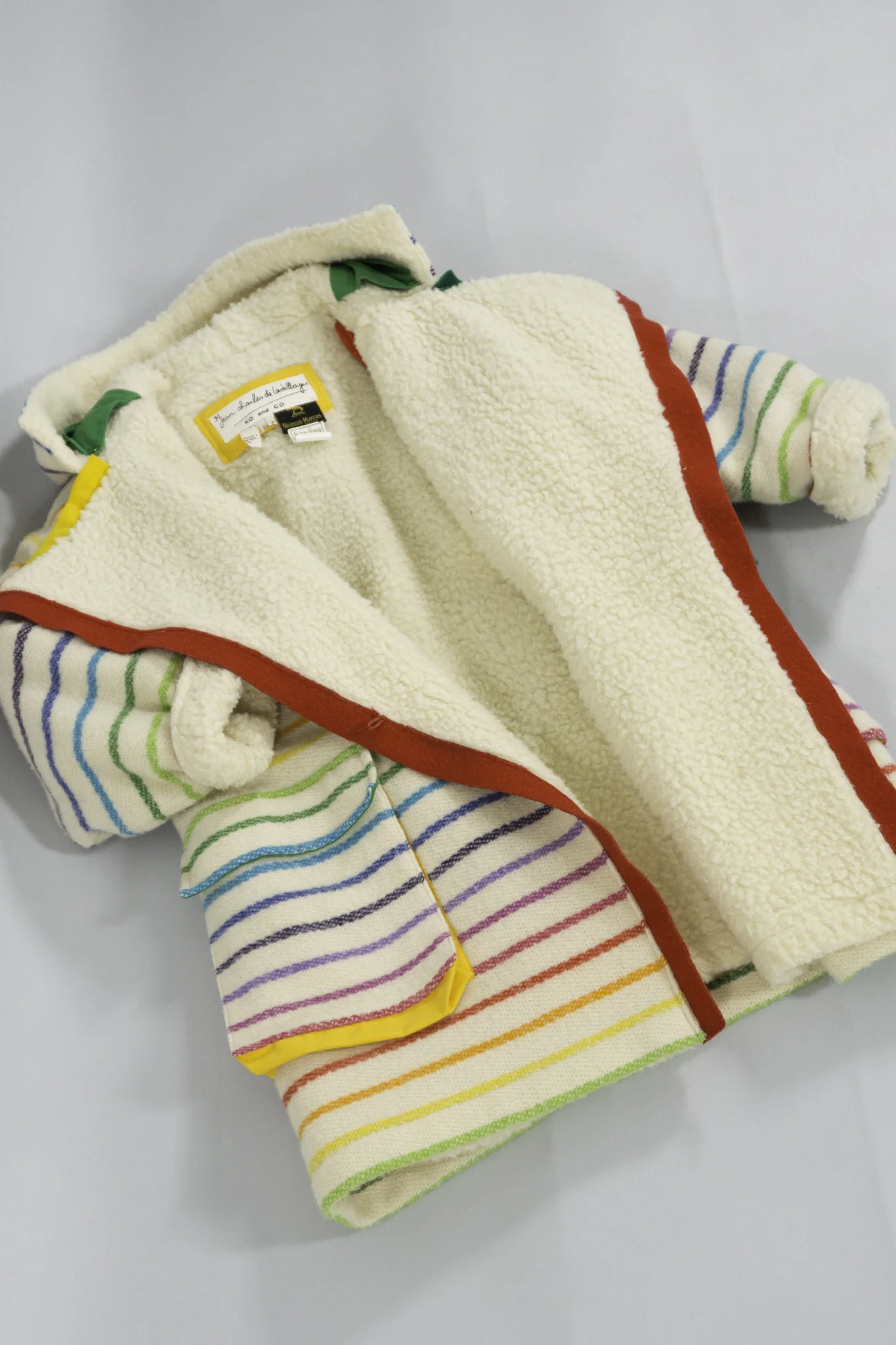Rainbow Shearling Coat - Image 12