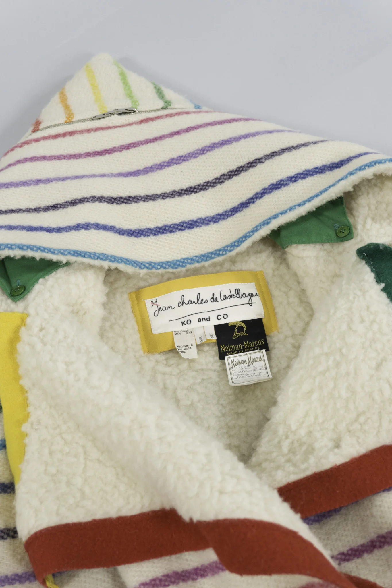 Rainbow Shearling Coat - Image 13