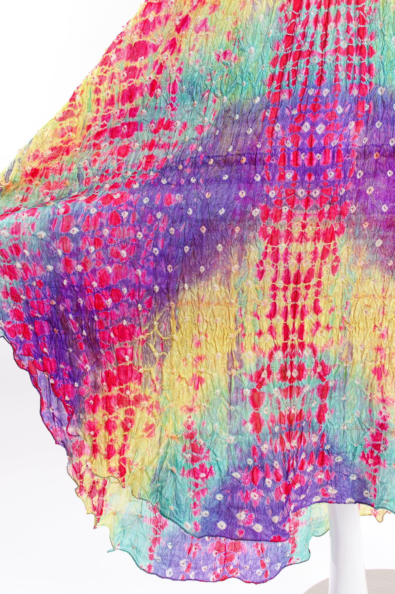 Rainbow Silk Tie Dye Caftan - Image 10