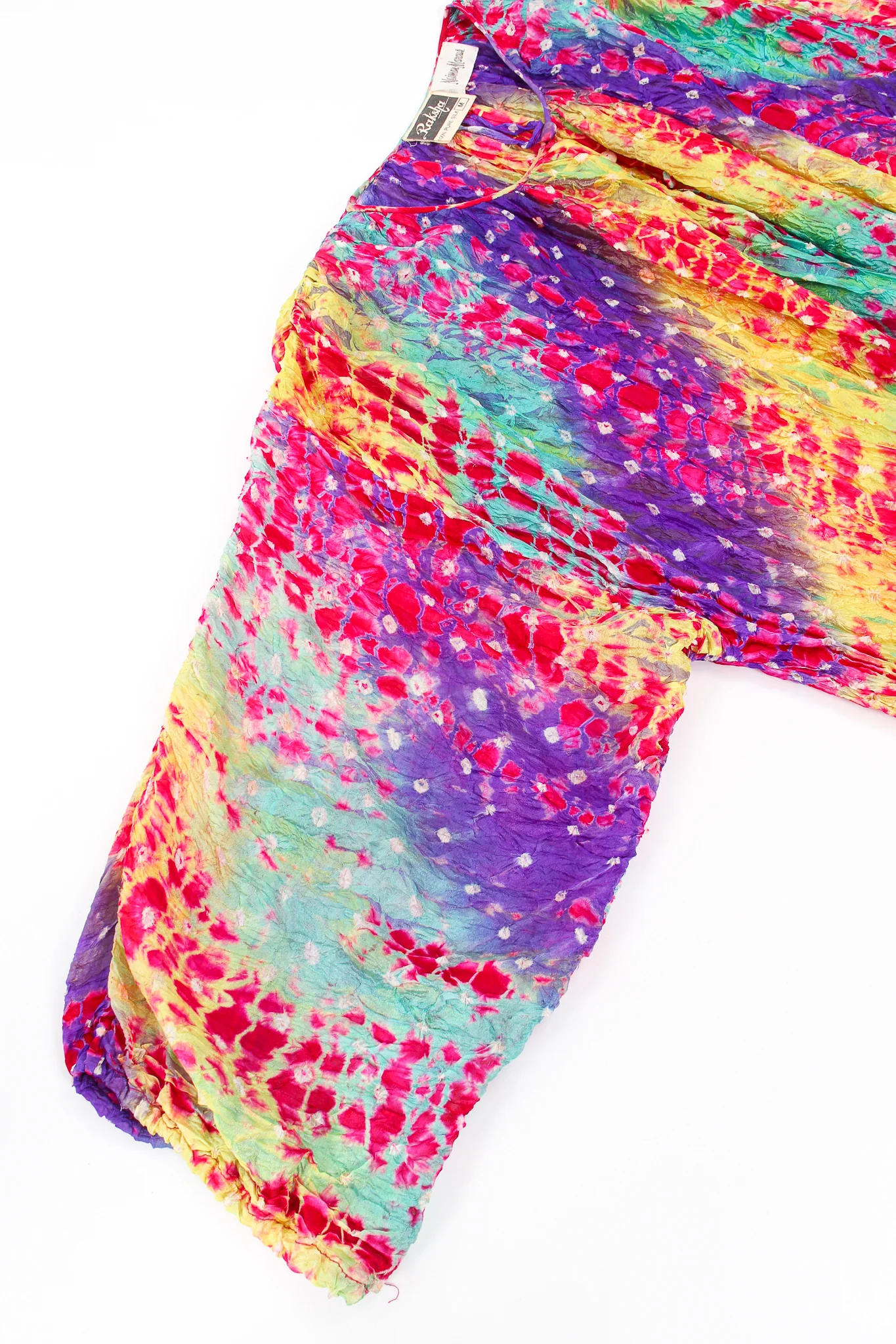 Rainbow Silk Tie Dye Caftan - Image 11