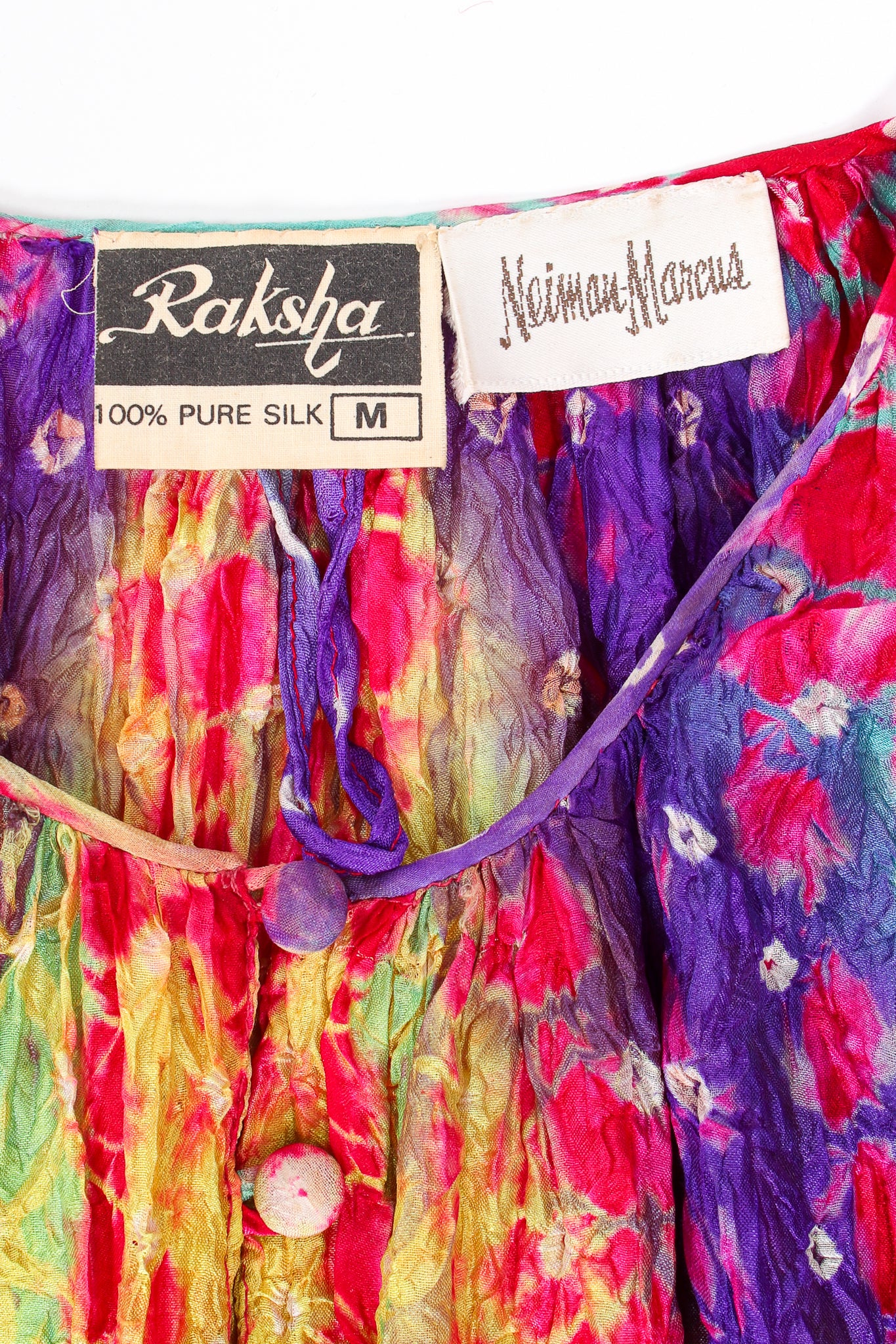 Rainbow Silk Tie Dye Caftan - Image 16