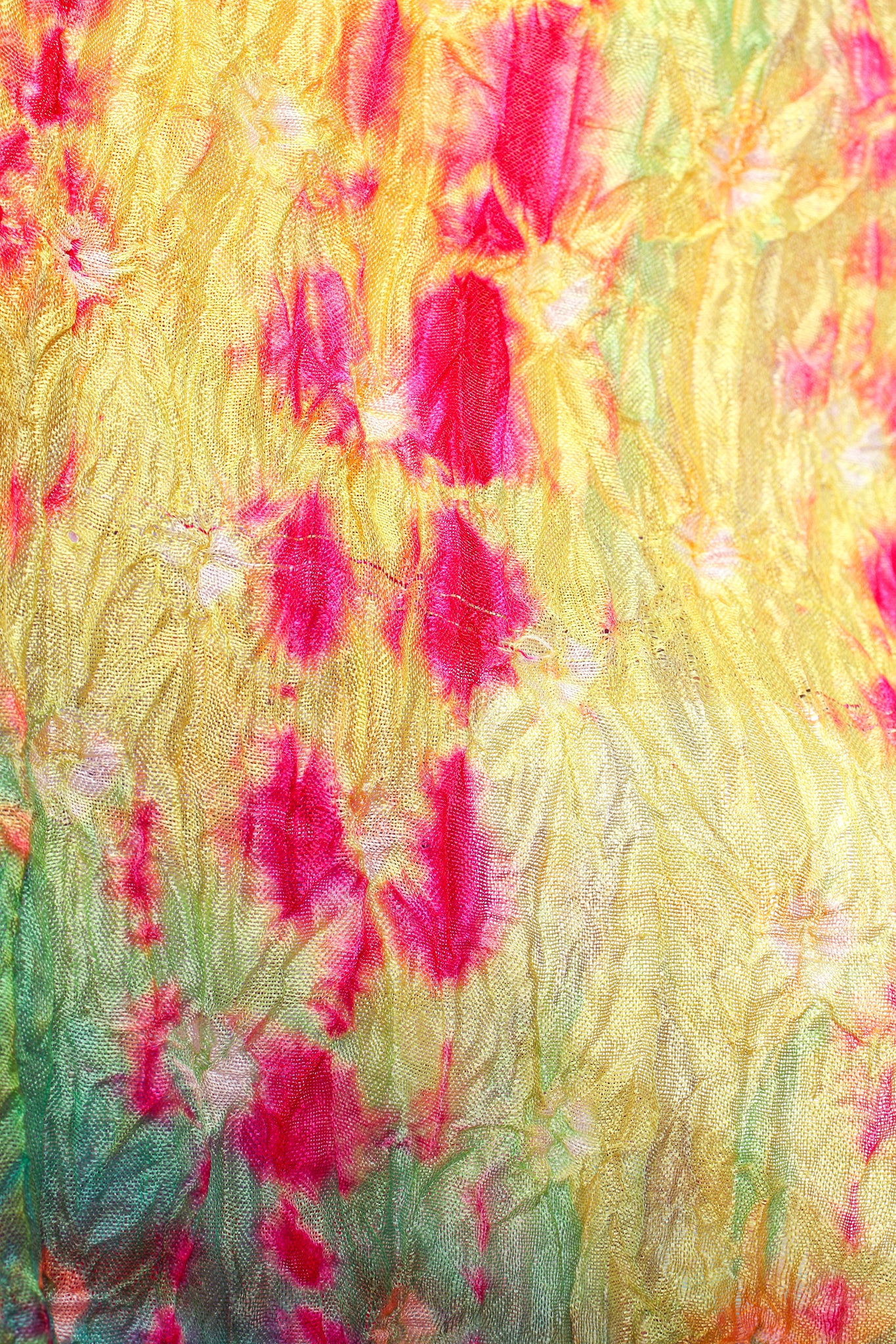 Rainbow Silk Tie Dye Caftan - Image 17