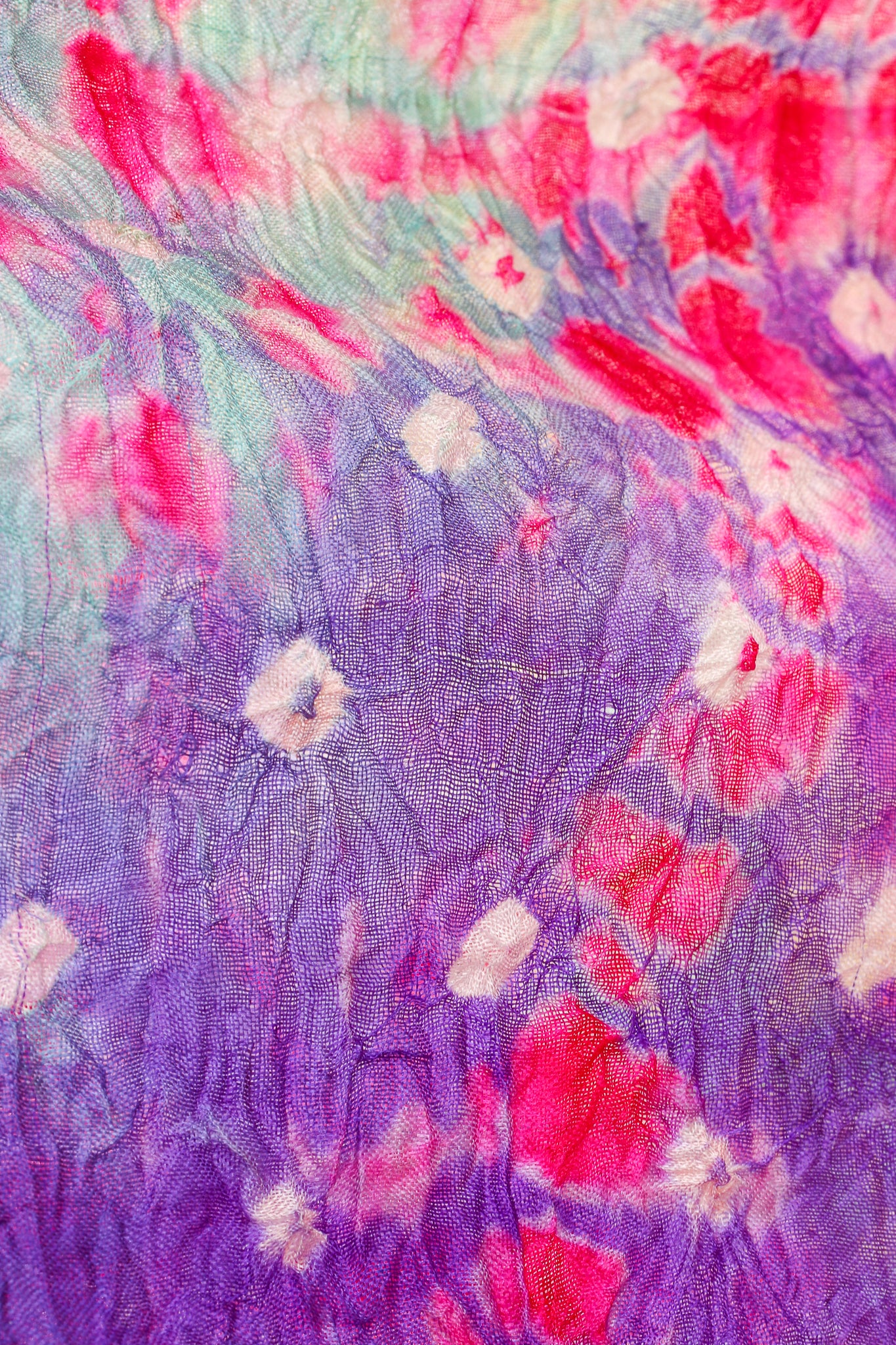 Rainbow Silk Tie Dye Caftan - Image 18