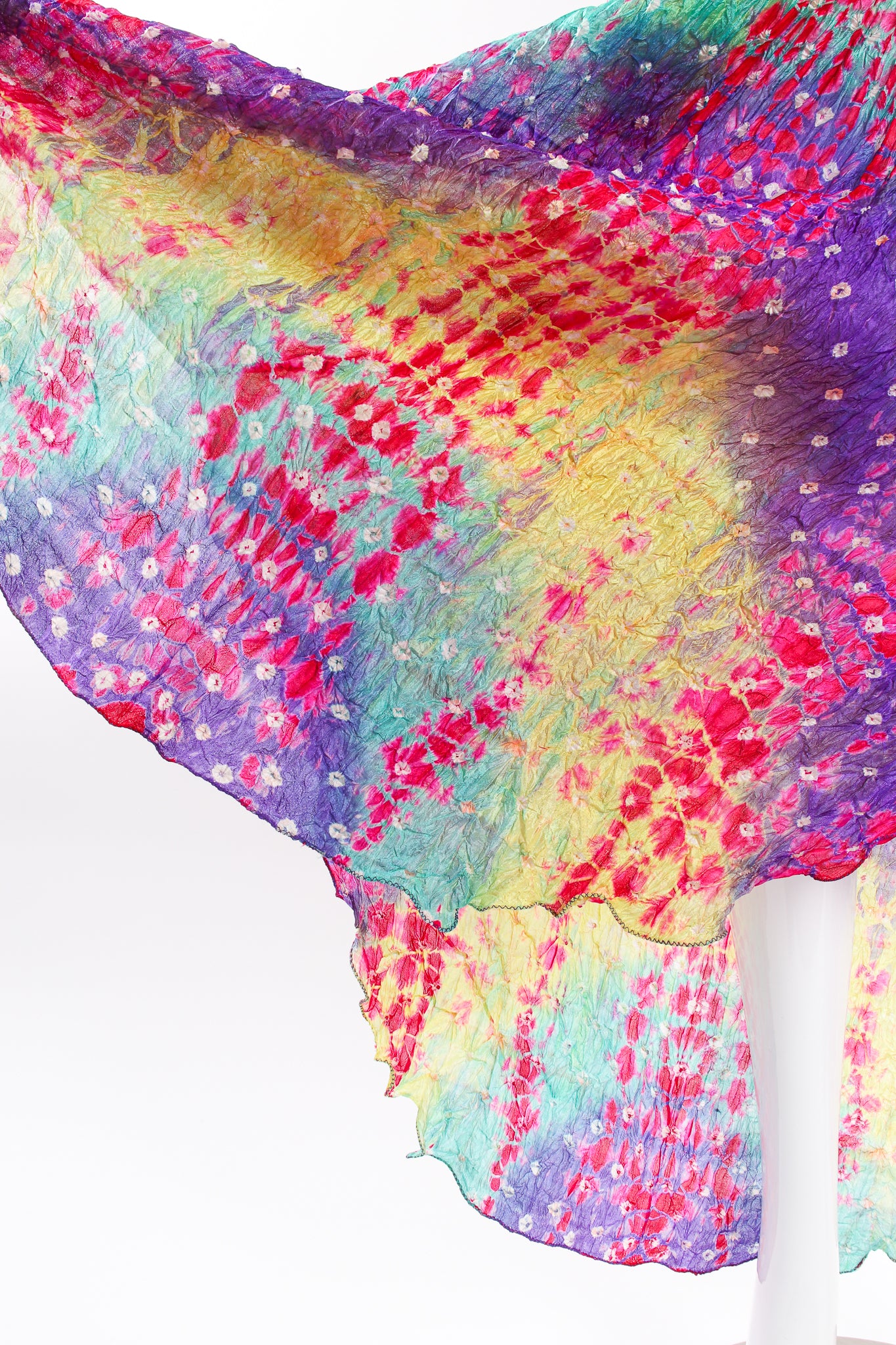 Rainbow Silk Tie Dye Caftan - Image 2