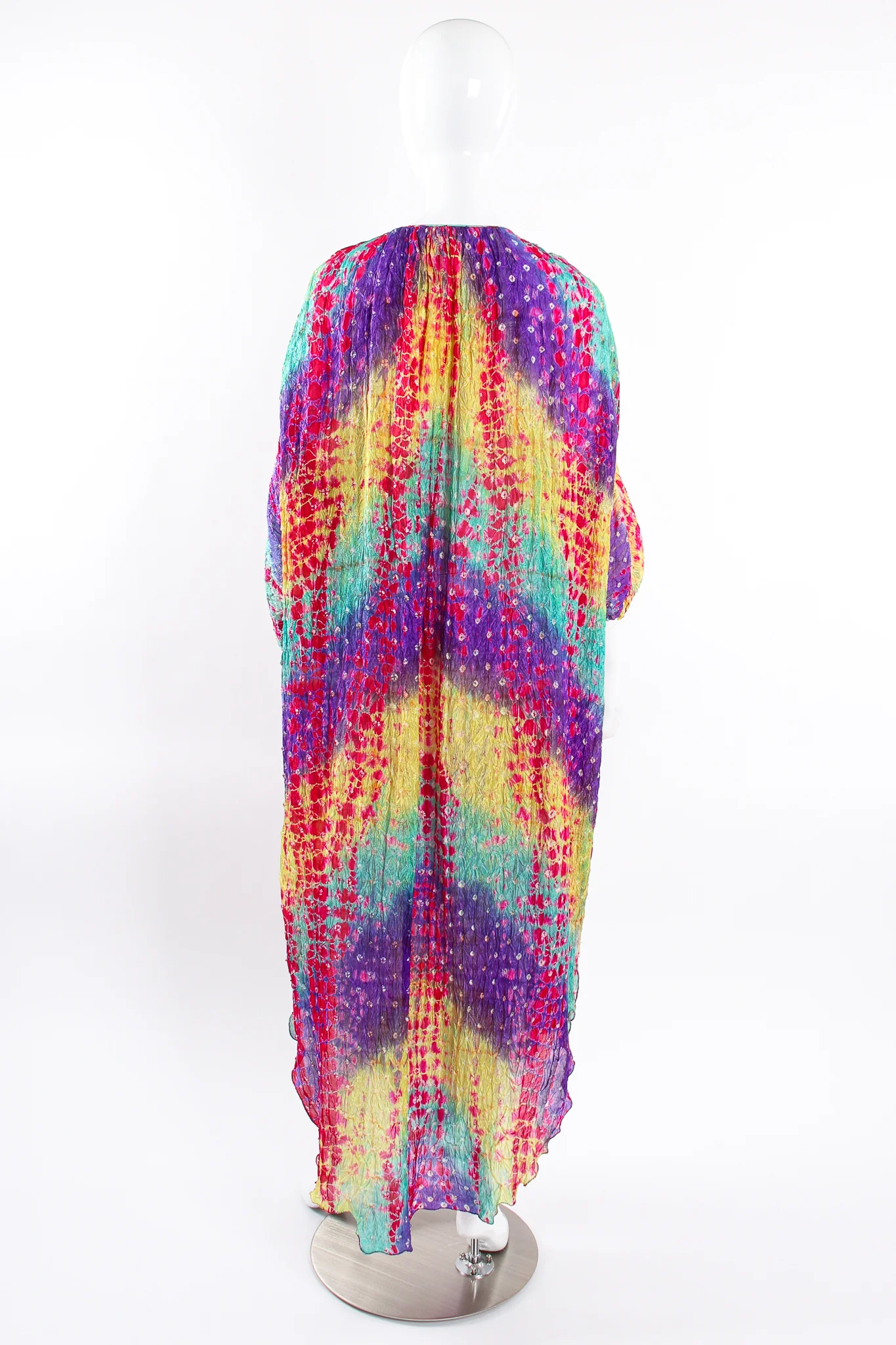 Rainbow Silk Tie Dye Caftan - Image 7
