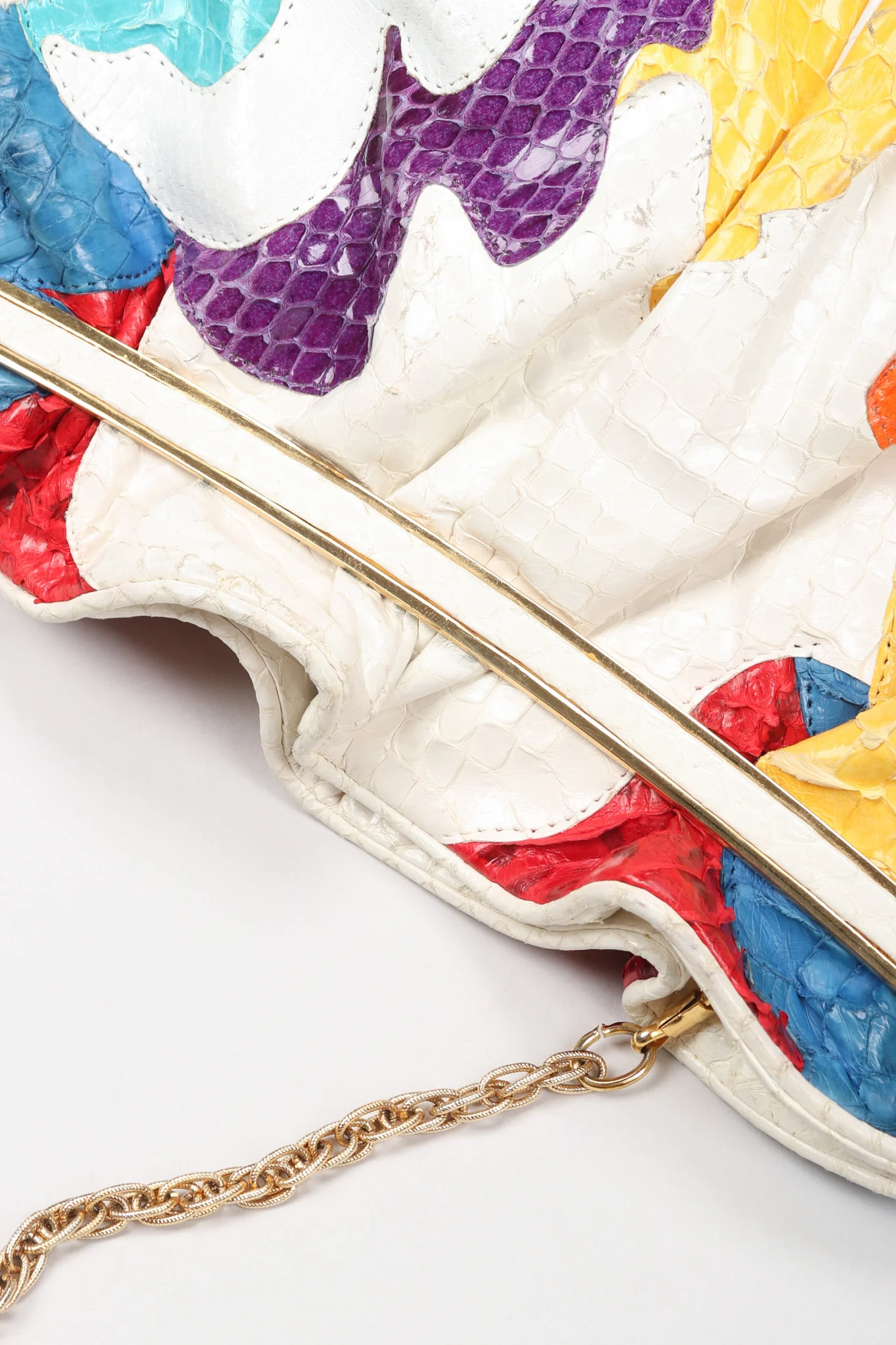Rainbow Snake & Lizard Collage Bag - Image 10
