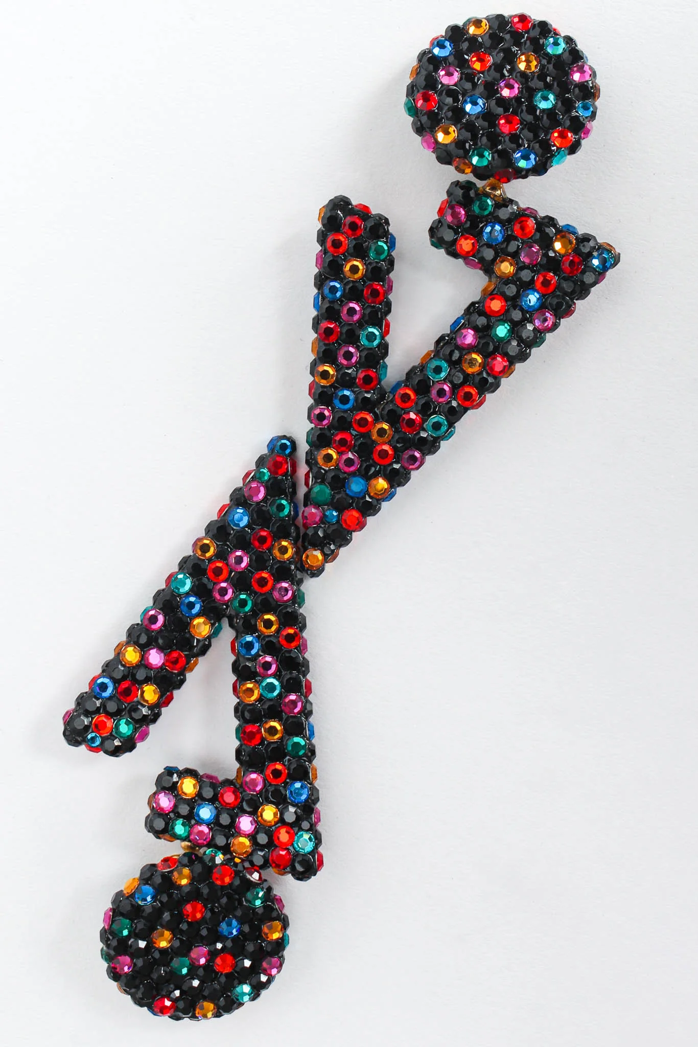 Rainbow Split Triangle Earrings - Image 6