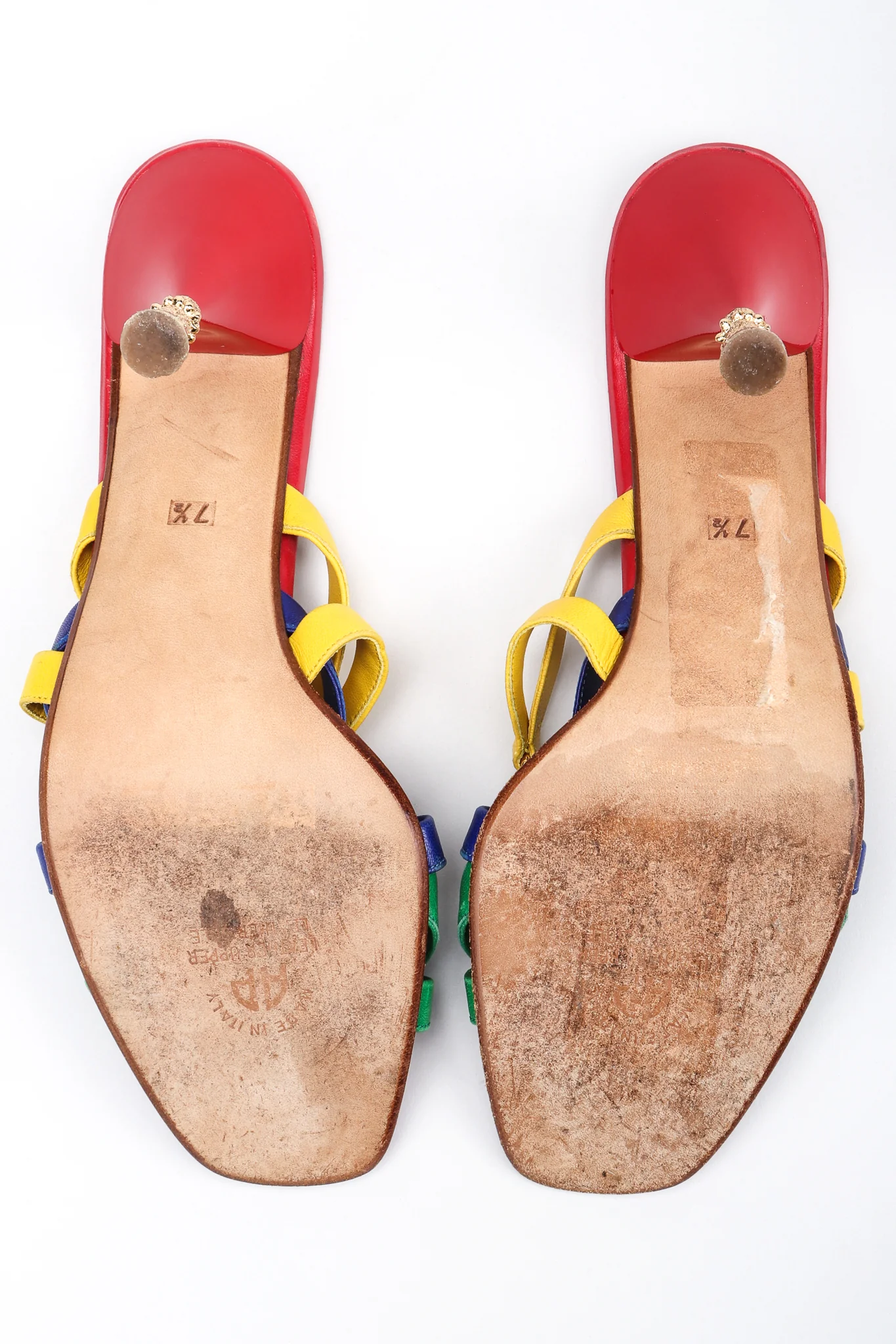 Rainbow Strappy Sandals - Image 7
