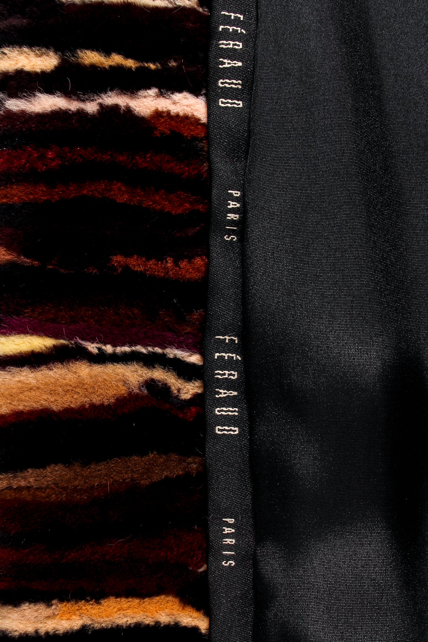 Zebrawood Stripe Fur Coat - Image 12