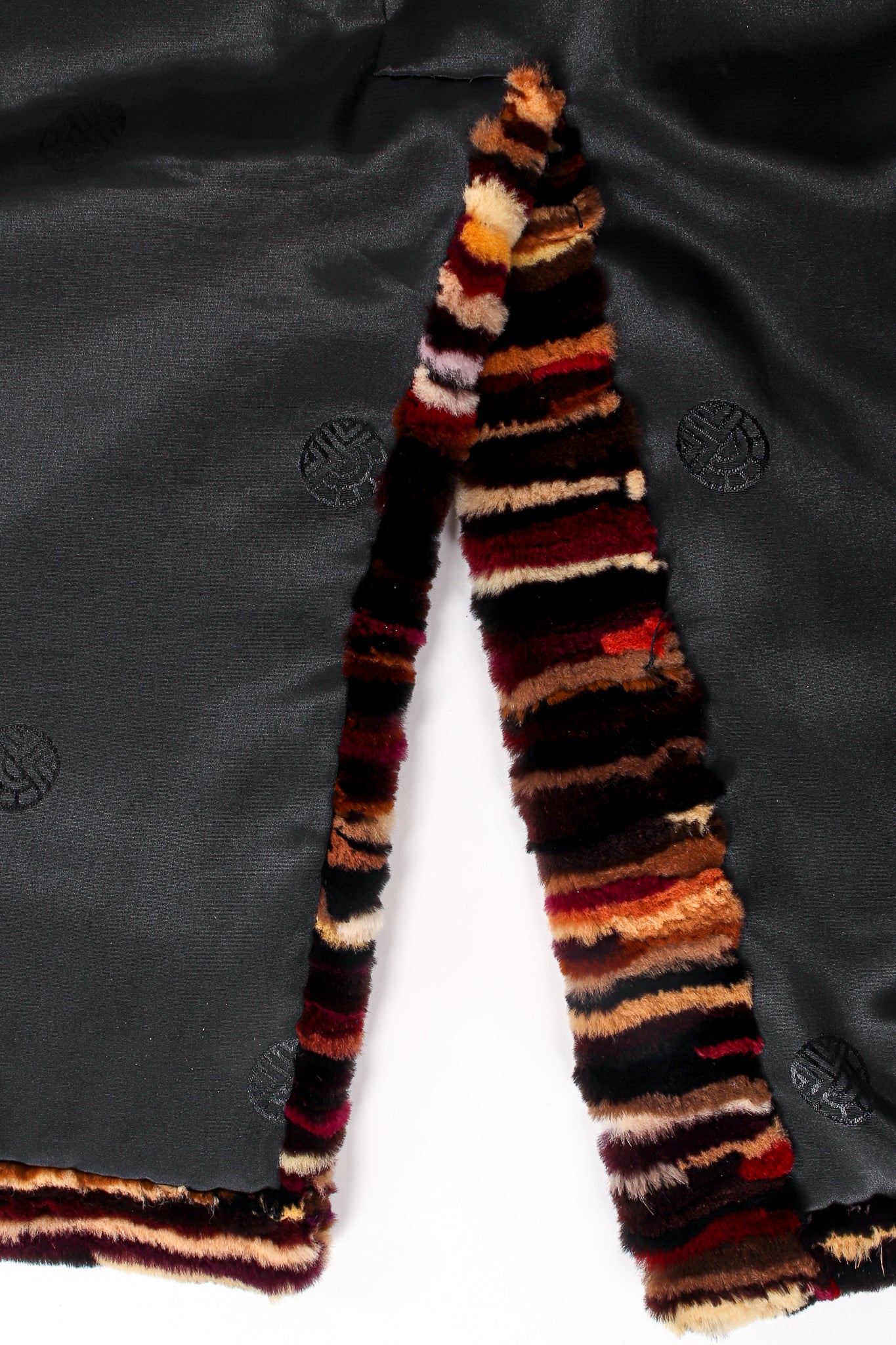Zebrawood Stripe Fur Coat - Image 13