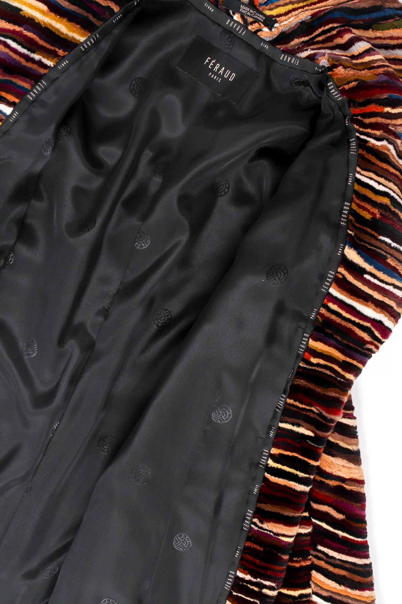 Zebrawood Stripe Fur Coat - Image 14