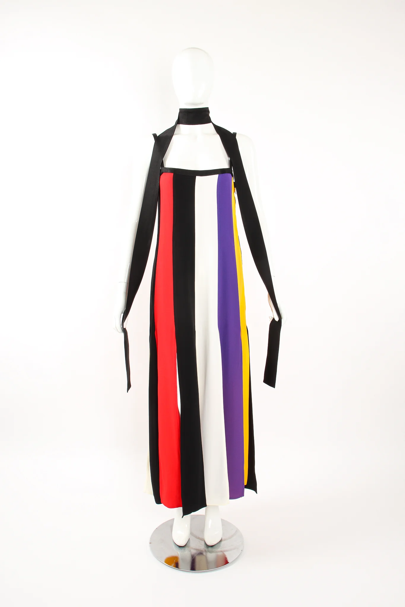 Rainbow Stripe Carwash Dress - Image 8