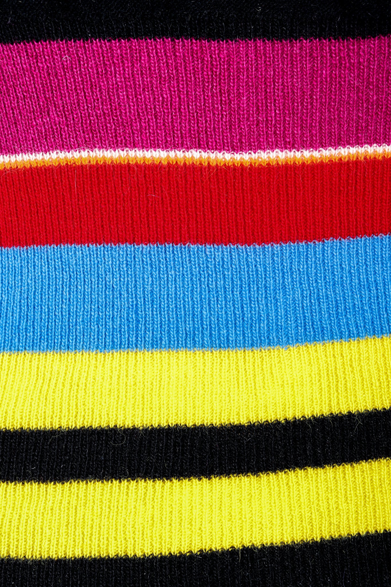 Rainbow Striped Knit Bow Sweater - Image 11