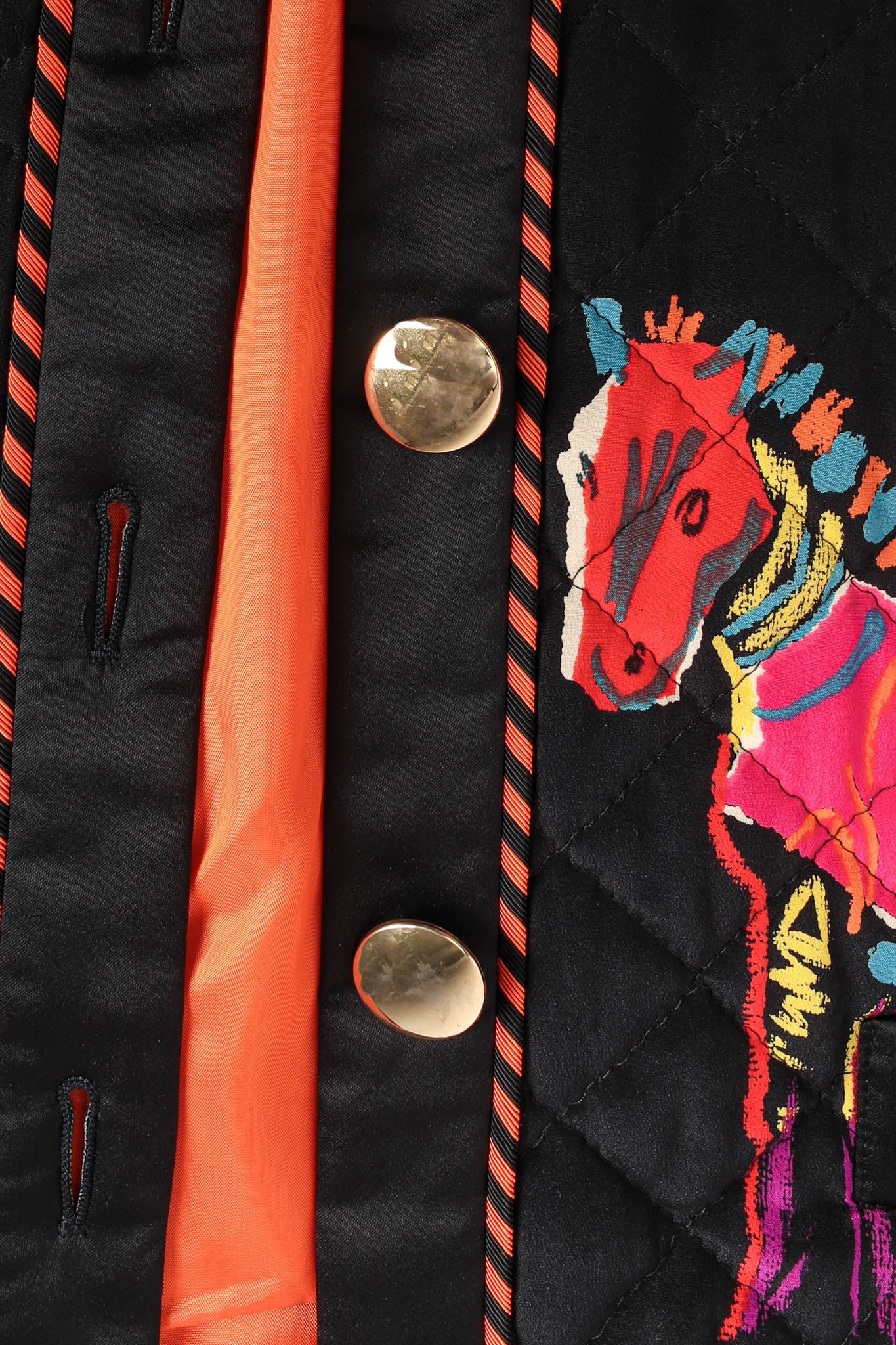 Rainbow Zebra Silk Jacket - Image 9