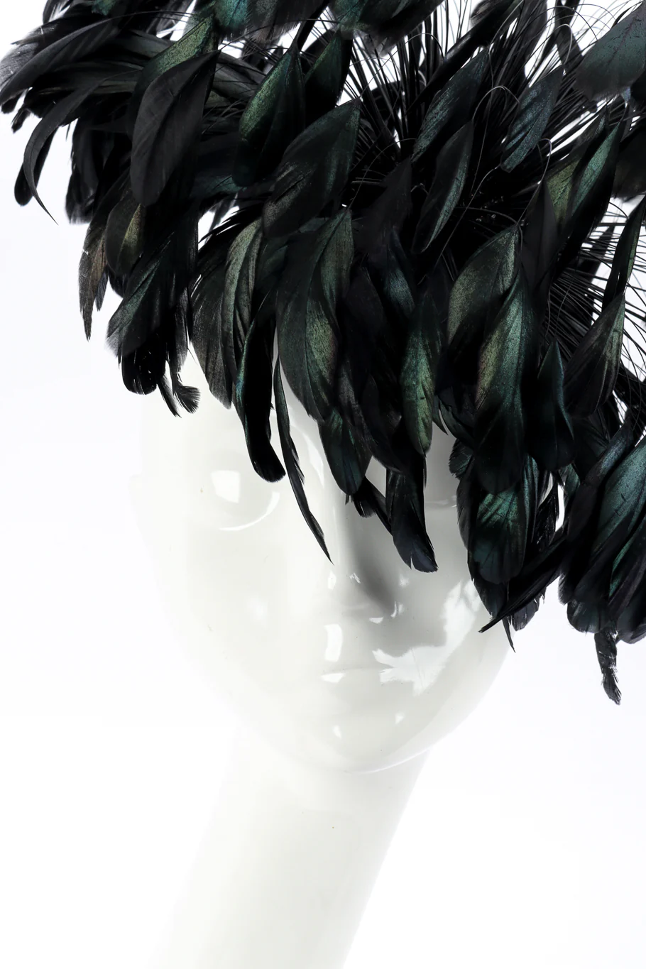 Raven Feather Fascinator Hat - Image 3