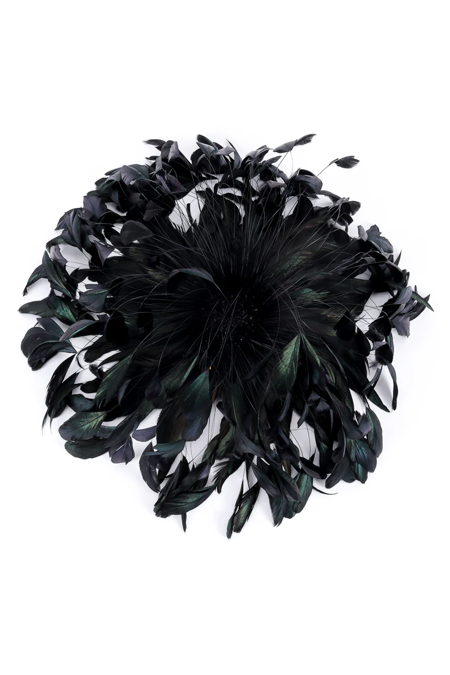 Raven Feather Fascinator Hat - Image 6