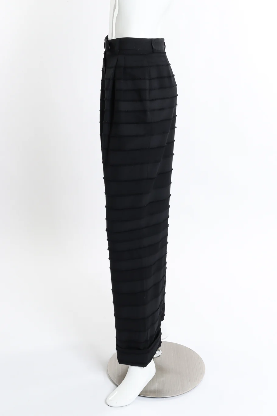 Raw Edge Stripe Pant - Image 2