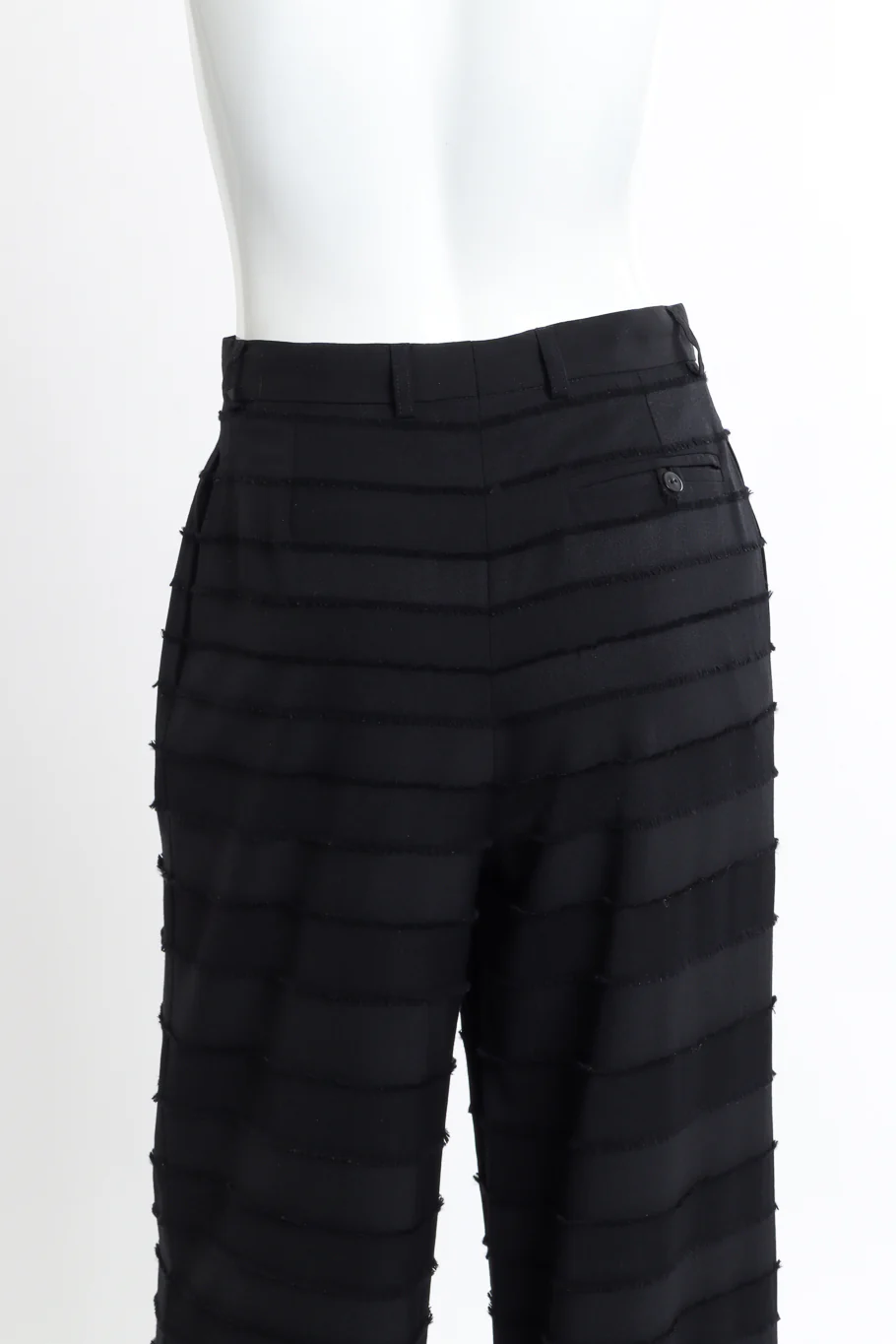 Raw Edge Stripe Pant - Image 4