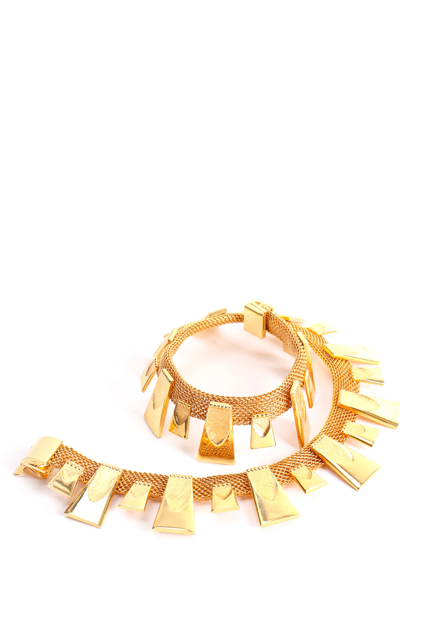 Rectangle Burst Mesh Collar - Image 5