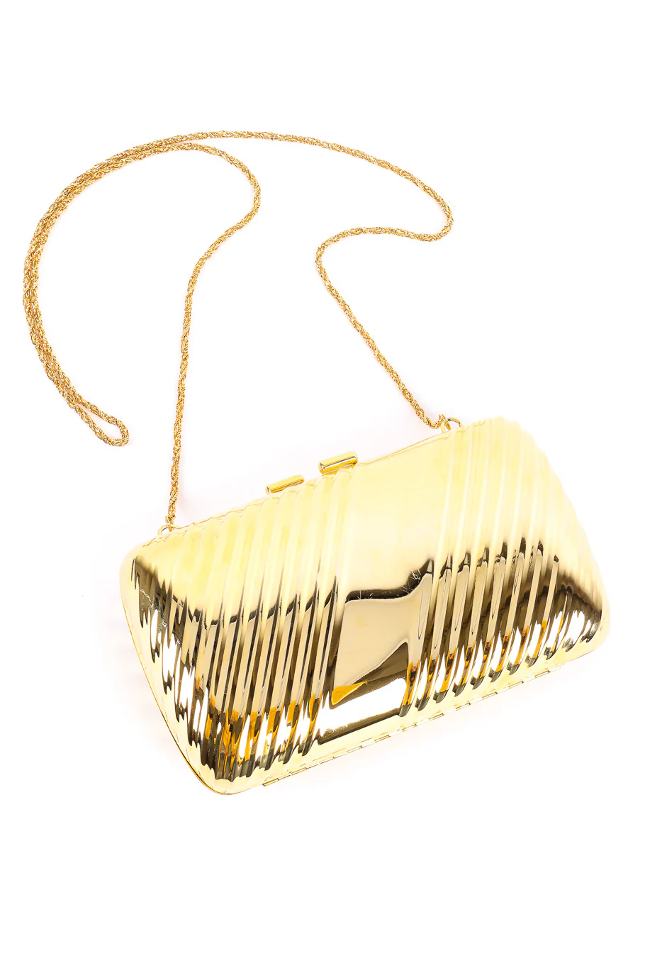 Rectangular Metal Clutch Bag