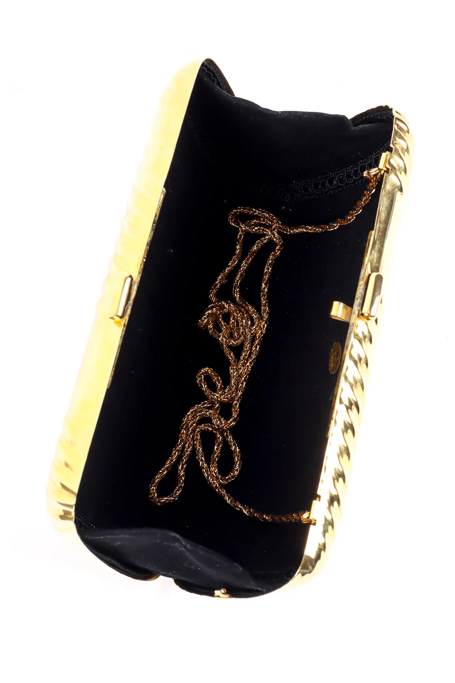 Rectangular Metal Clutch Bag - Image 11