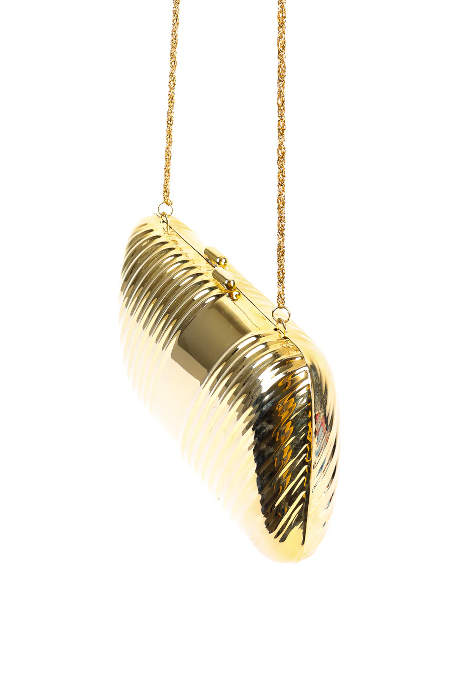 Rectangular Metal Clutch Bag - Image 6