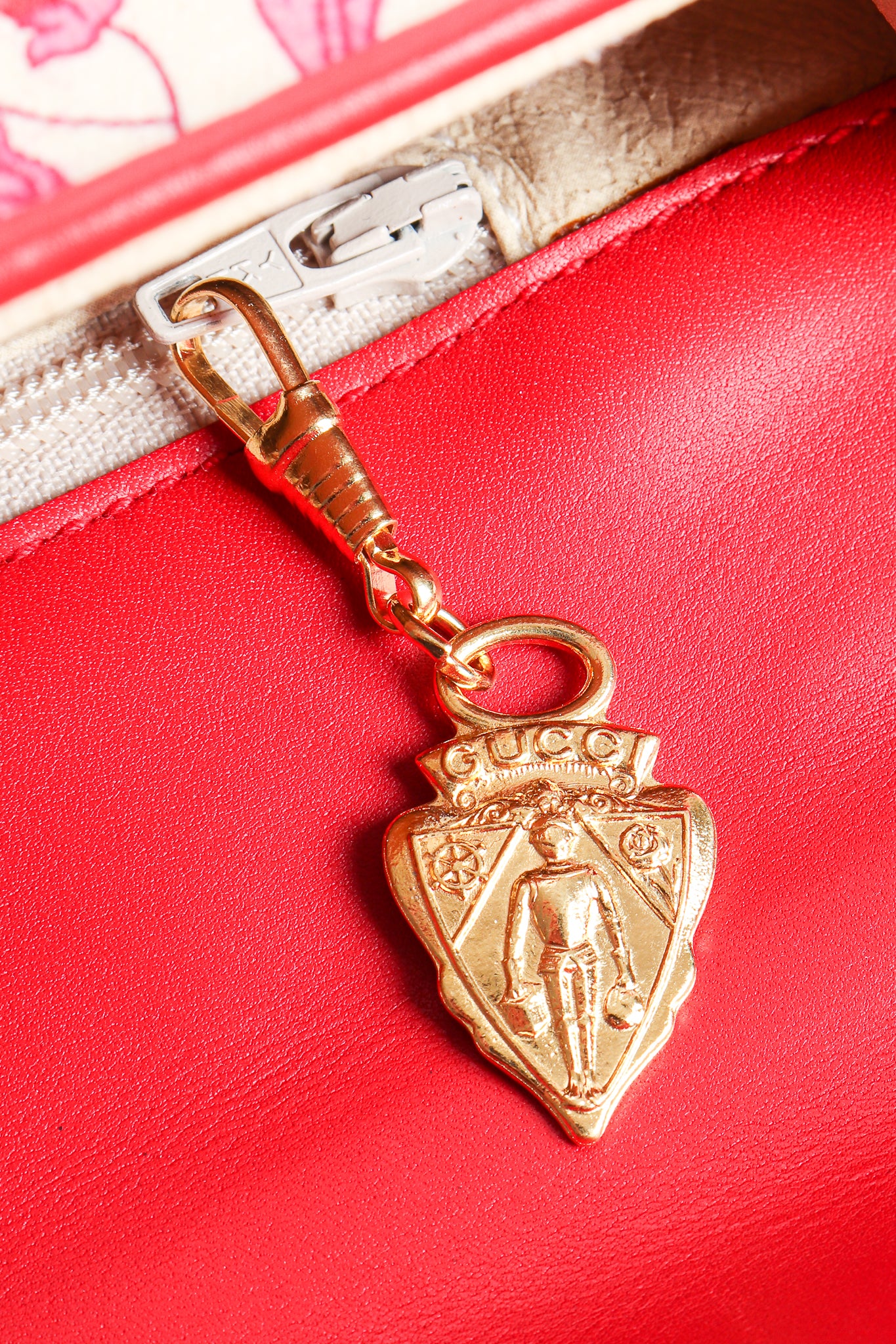Red Flora Convertible Clutch - Image 13