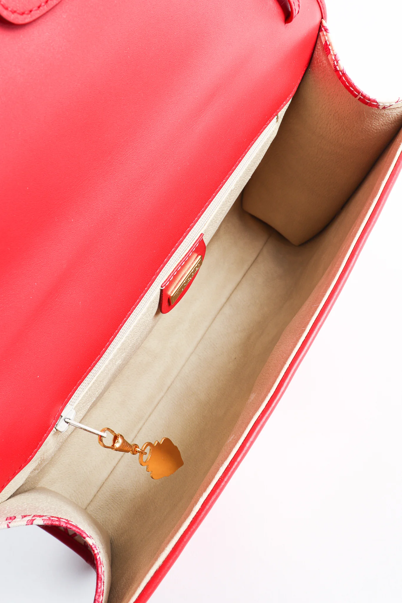 Red Flora Convertible Clutch - Image 14