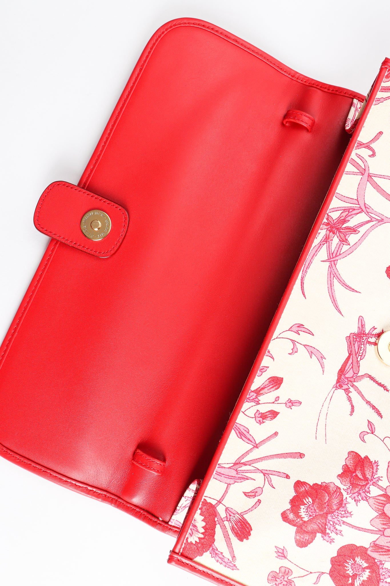 Red Flora Convertible Clutch - Image 18
