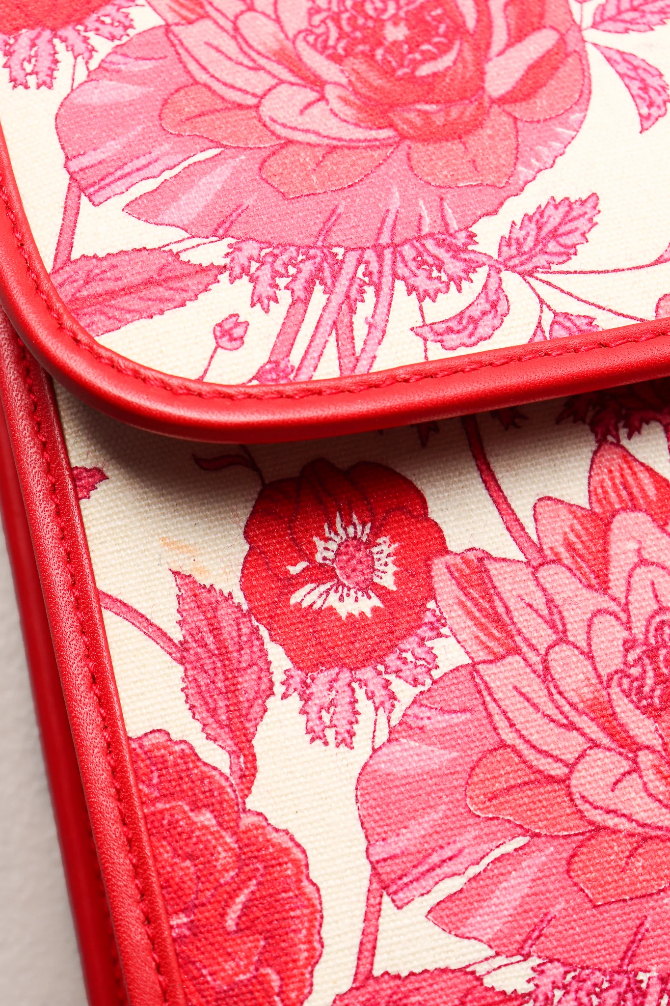Red Flora Convertible Clutch - Image 20