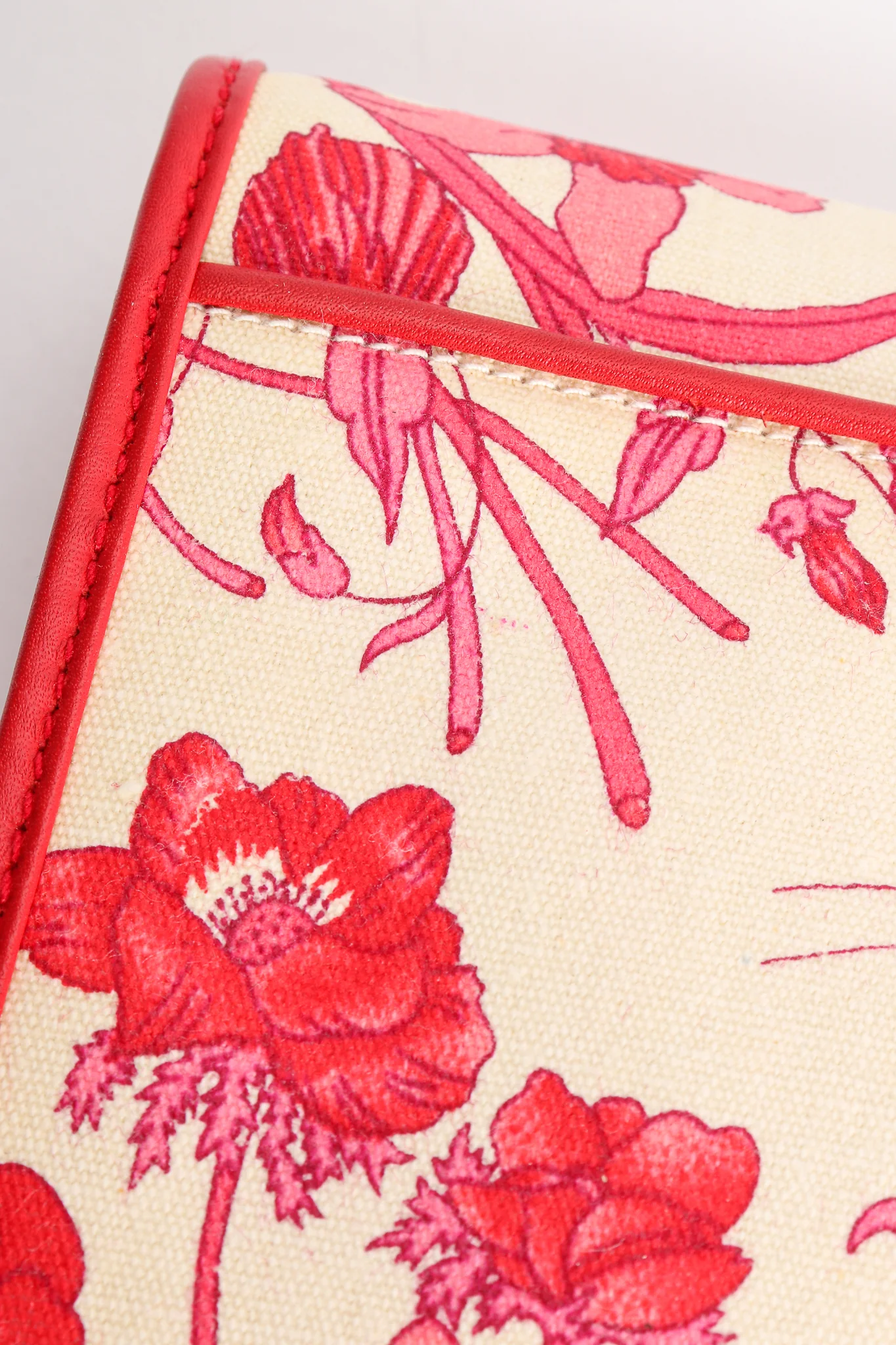 Red Flora Convertible Clutch - Image 23