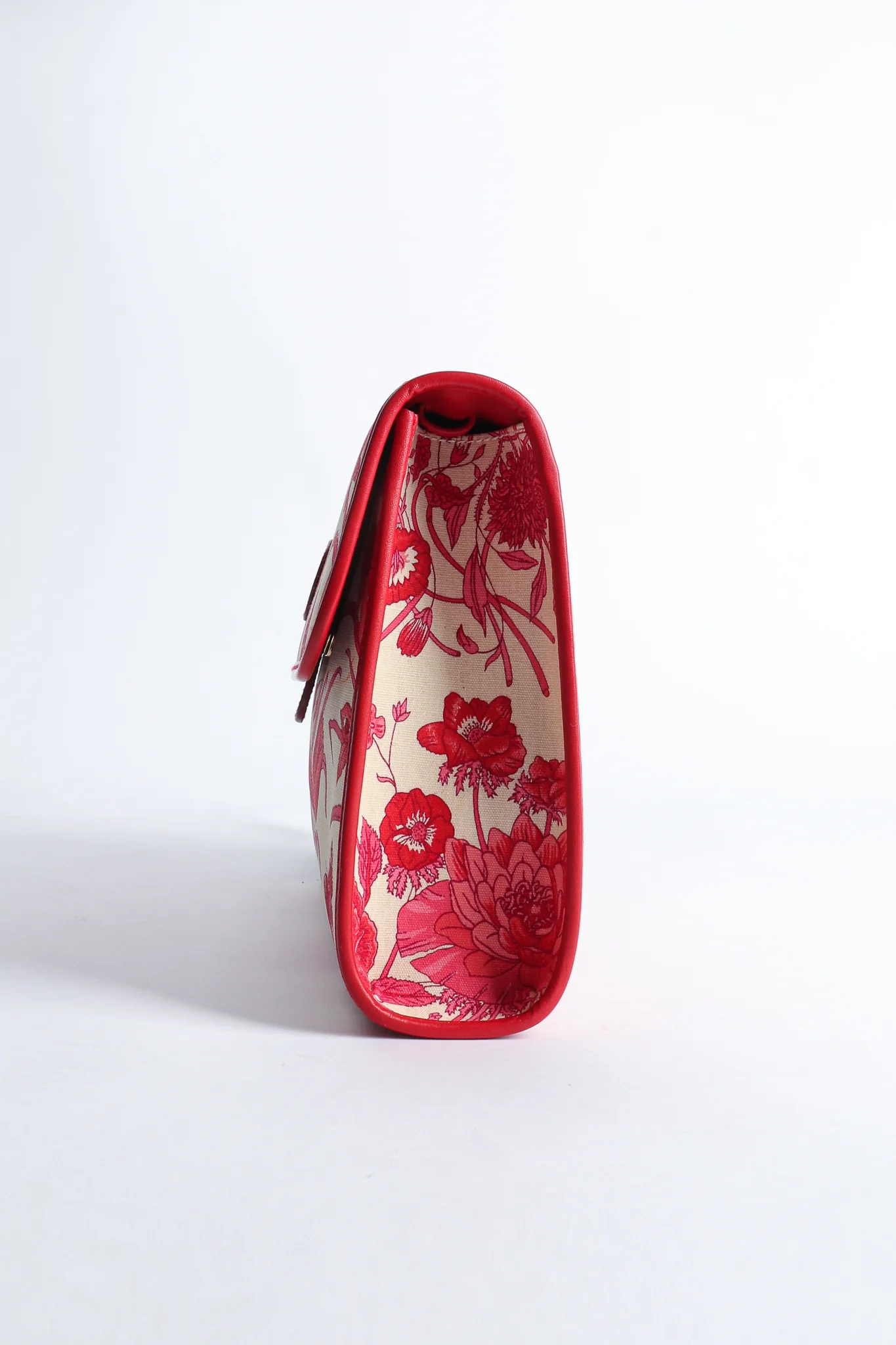 Red Flora Convertible Clutch - Image 4
