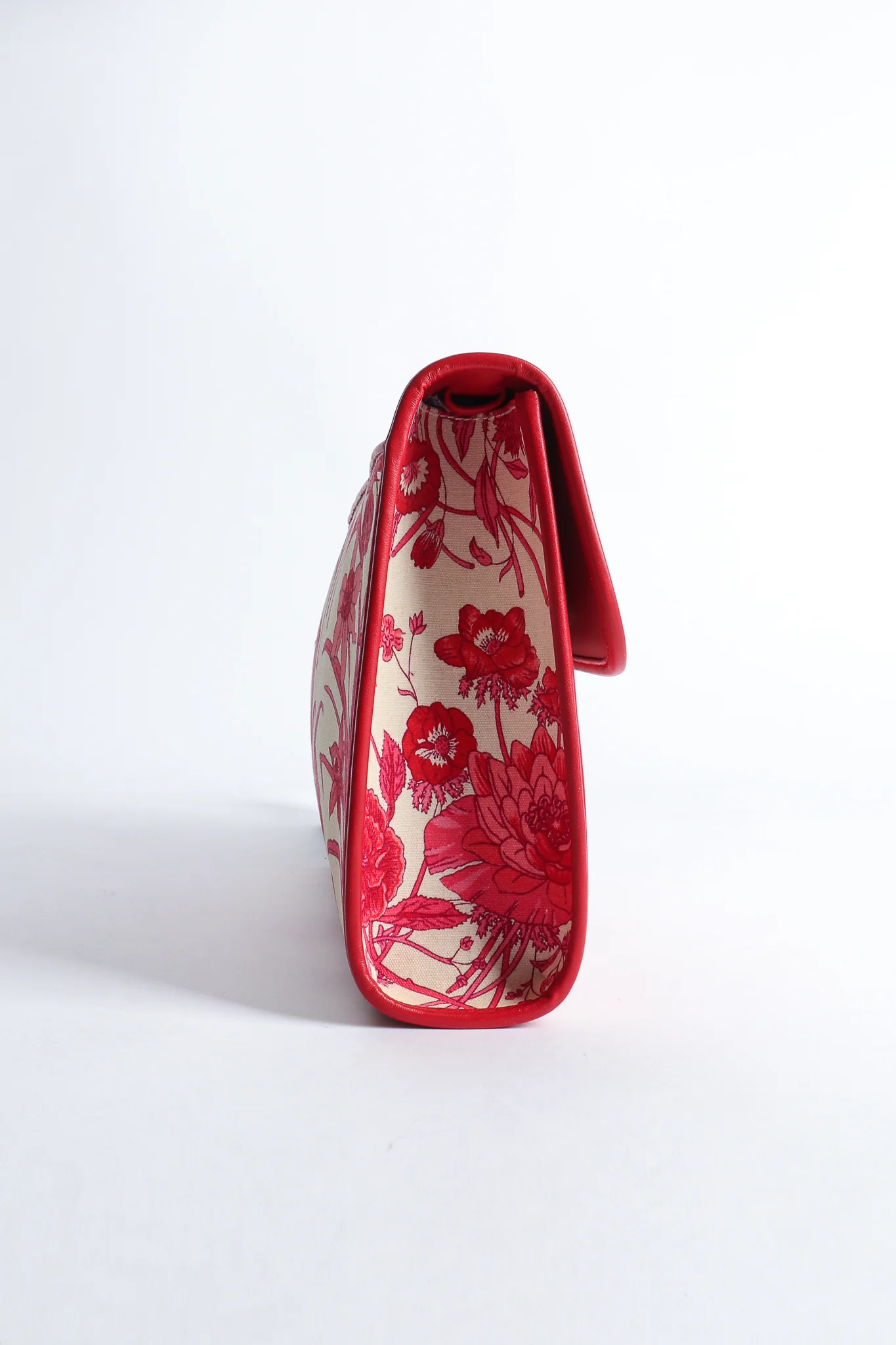 Red Flora Convertible Clutch - Image 6