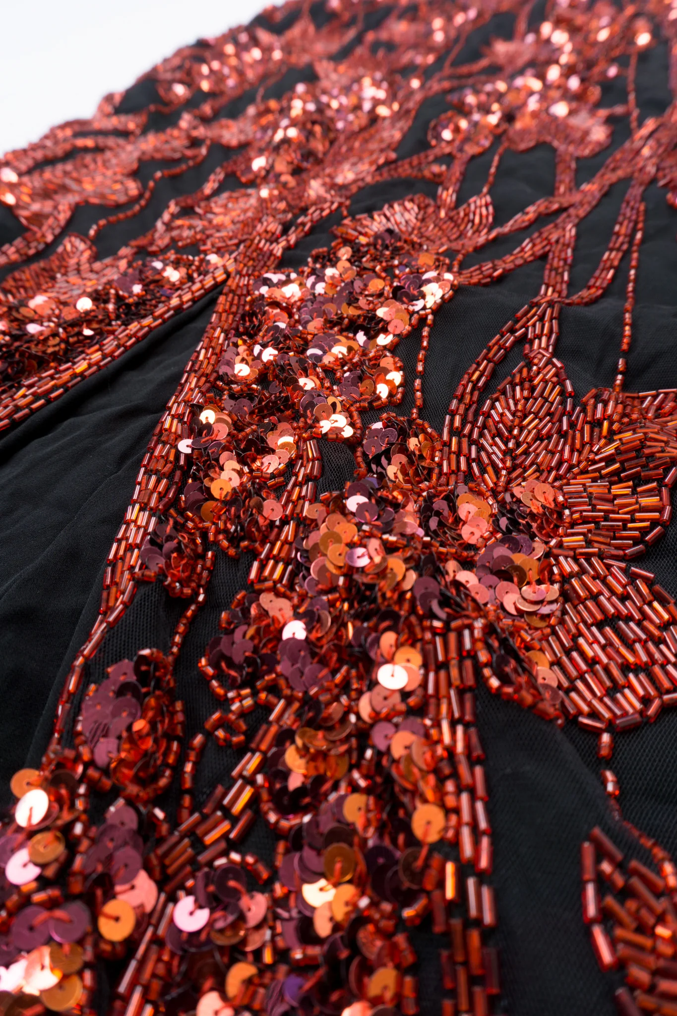 Red Grapes Beaded Gown - Image 14