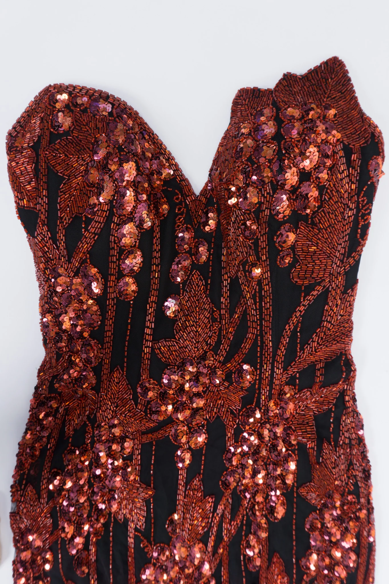 Red Grapes Beaded Gown - Image 18