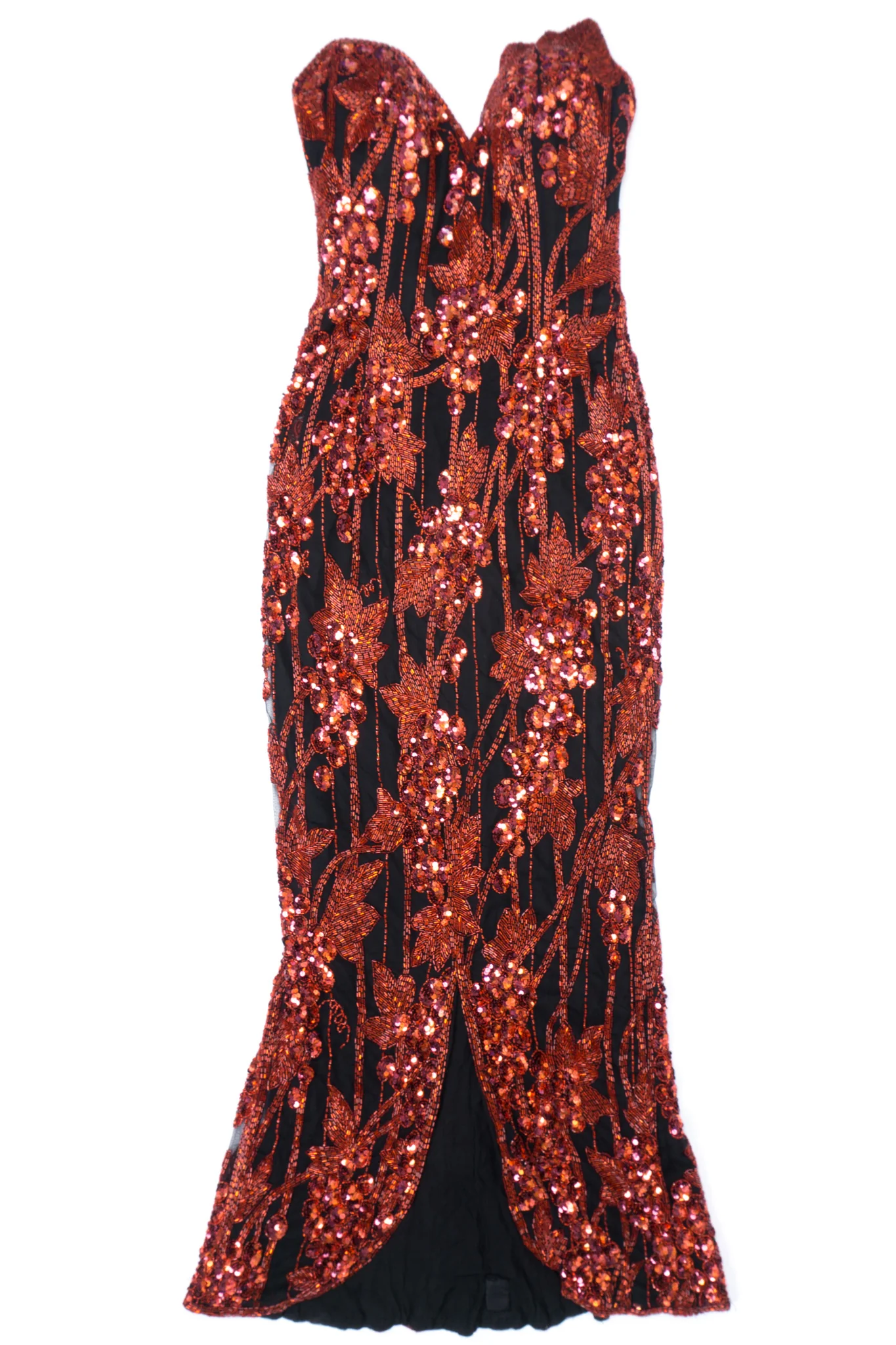 Red Grapes Beaded Gown - Image 21